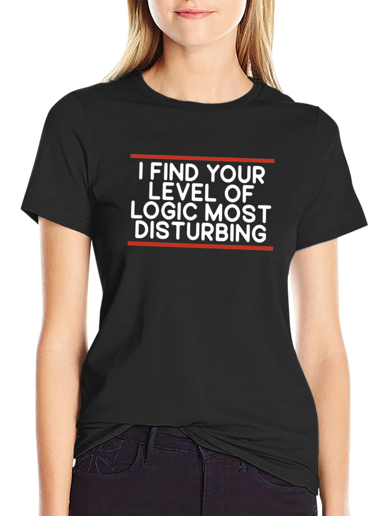 Disturbing Logic Graphic T-Shirt - Unisex
