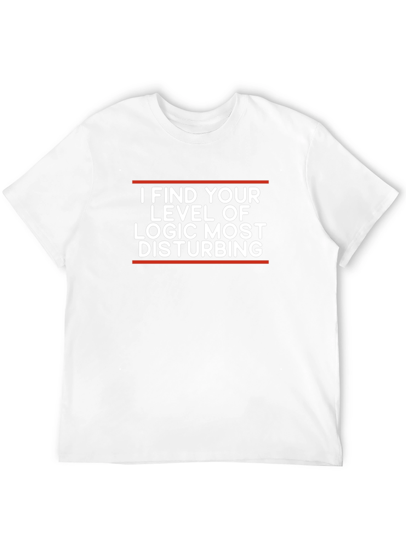 Disturbing Logic Graphic T-Shirt - Unisex
