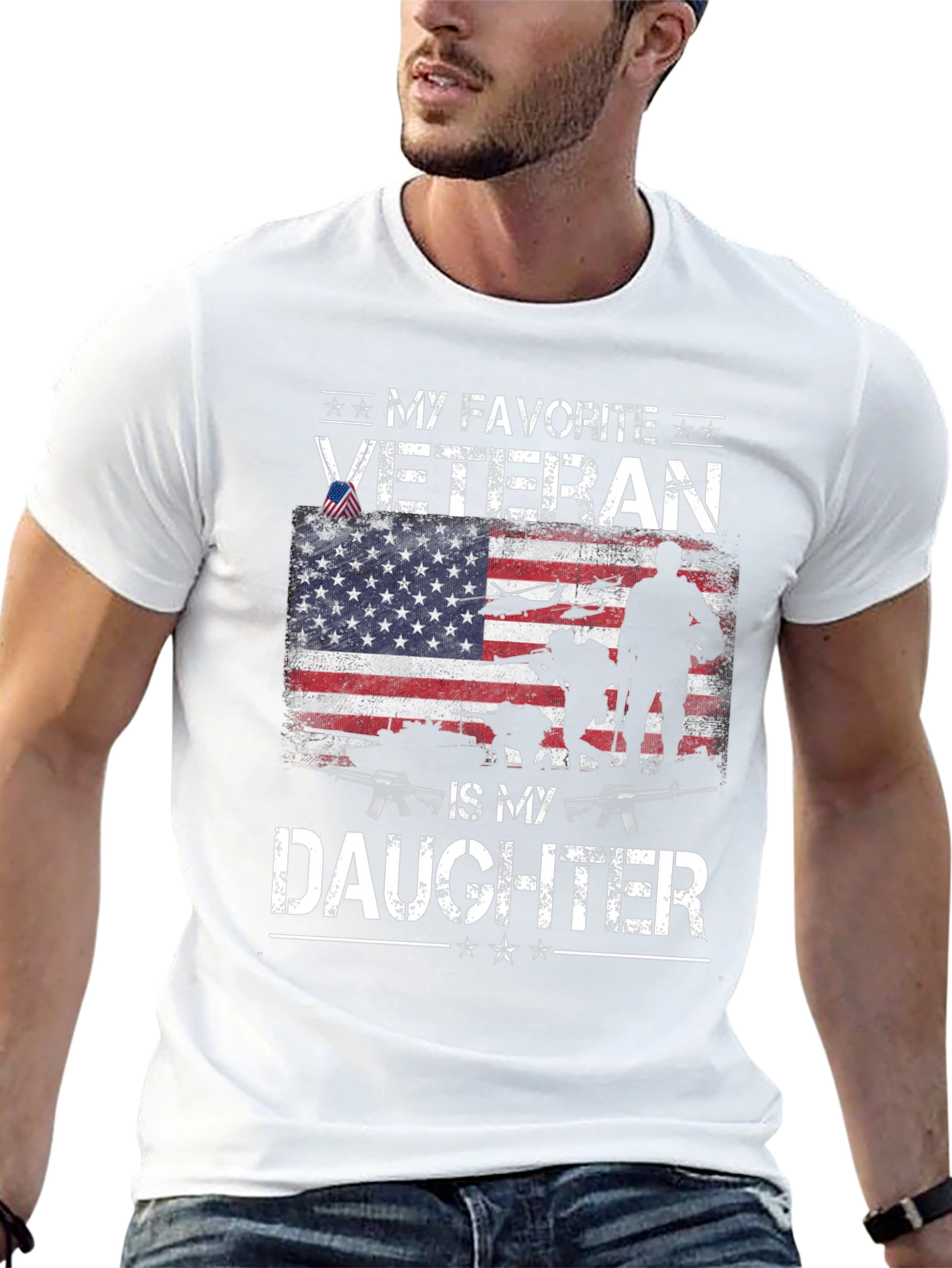 My Favorite Veteran Is My Daughter T-Shirt