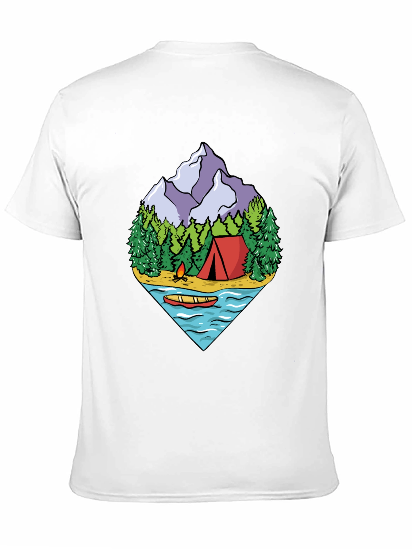 Camping Adventure Graphic Tee - Outdoor Nature Shirt