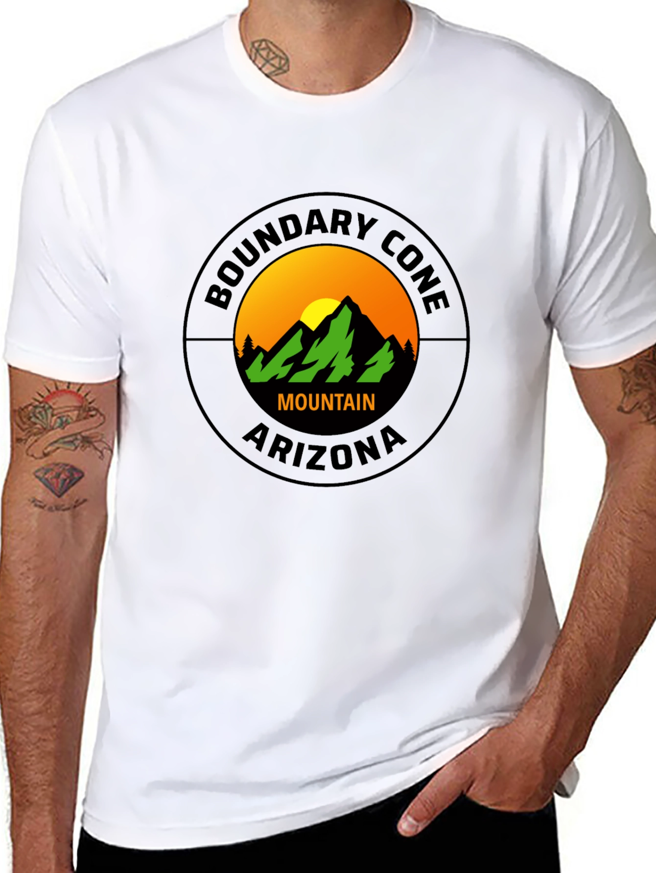 Boundary Cone Mountain Arizona Graphic T-Shirt
