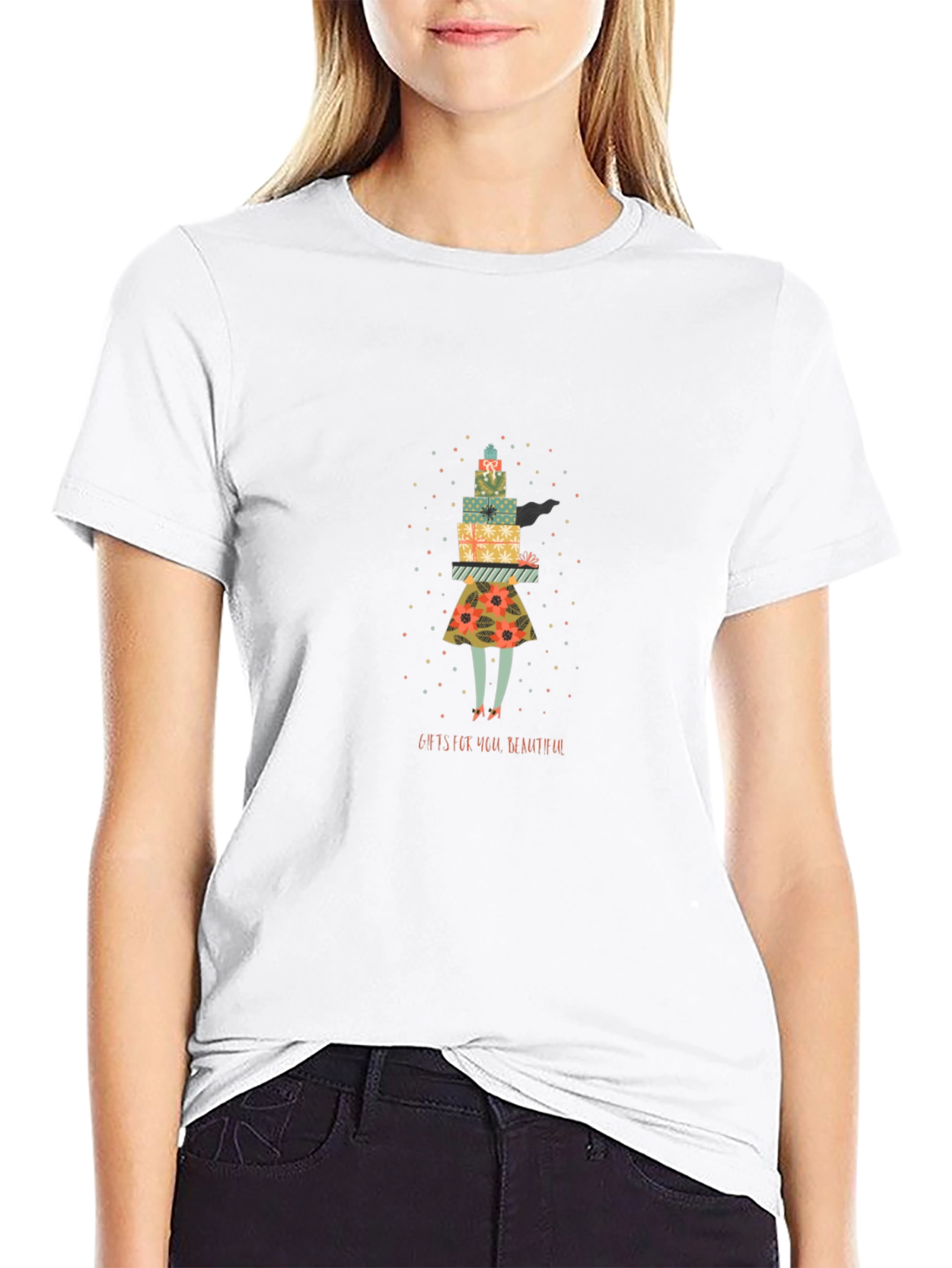 Gifts For You Black Graphic Tee