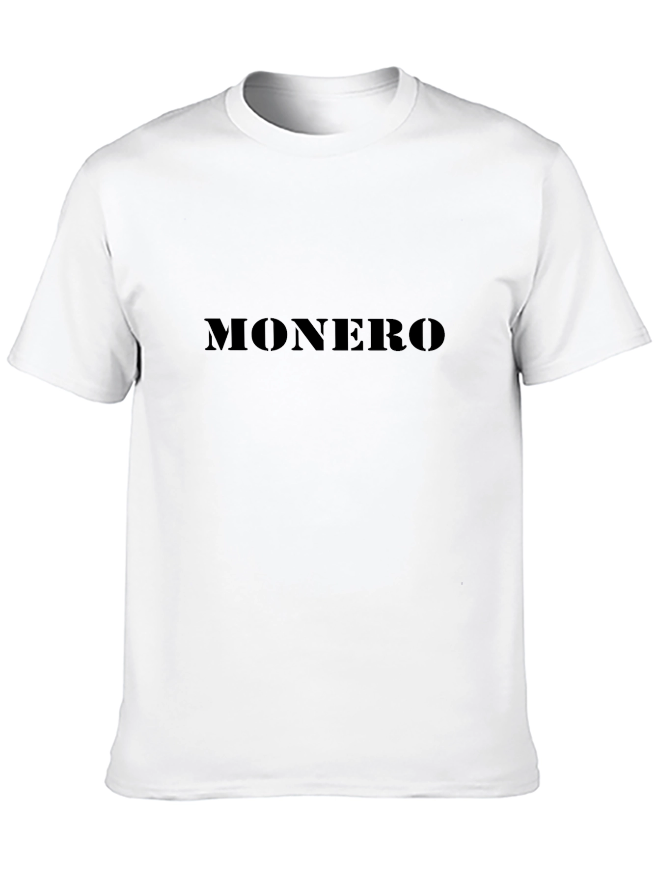 Monero Black T-Shirt - Crypto Enthusiast Tee