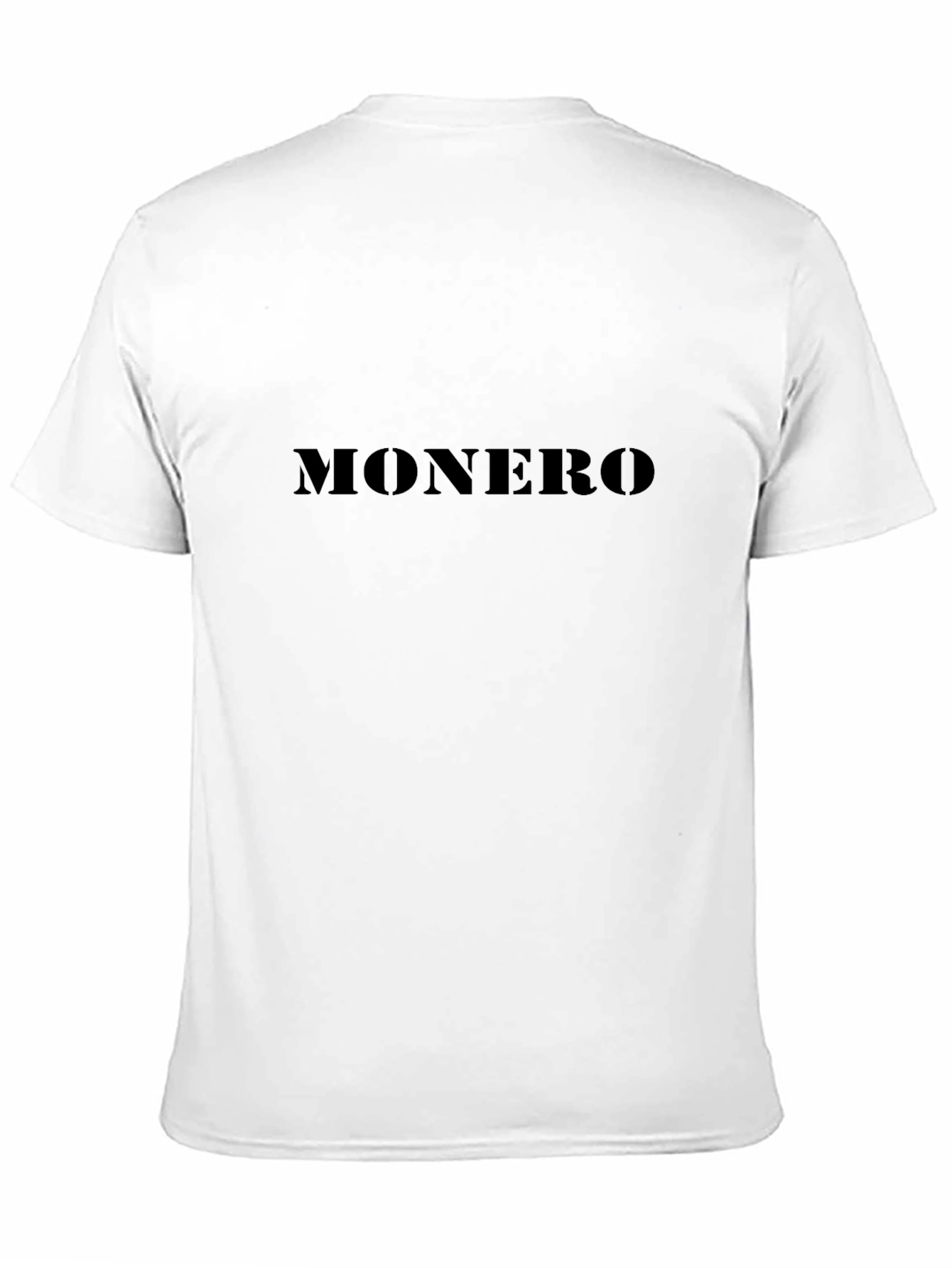 Monero Black T-Shirt - Crypto Enthusiast Tee