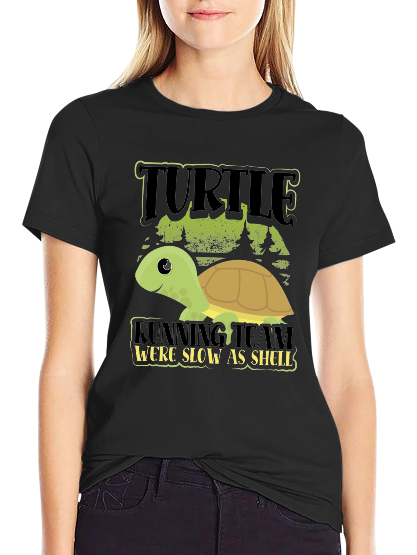 Turtle Running Team T-Shirt - Were Slow as Shell!