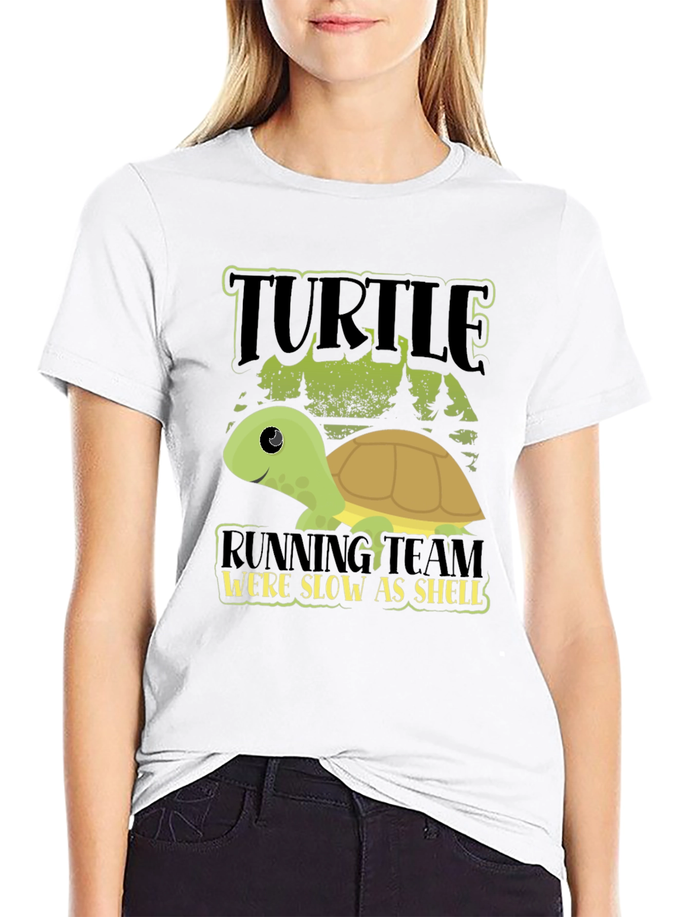 Turtle Running Team T-Shirt - Were Slow as Shell!