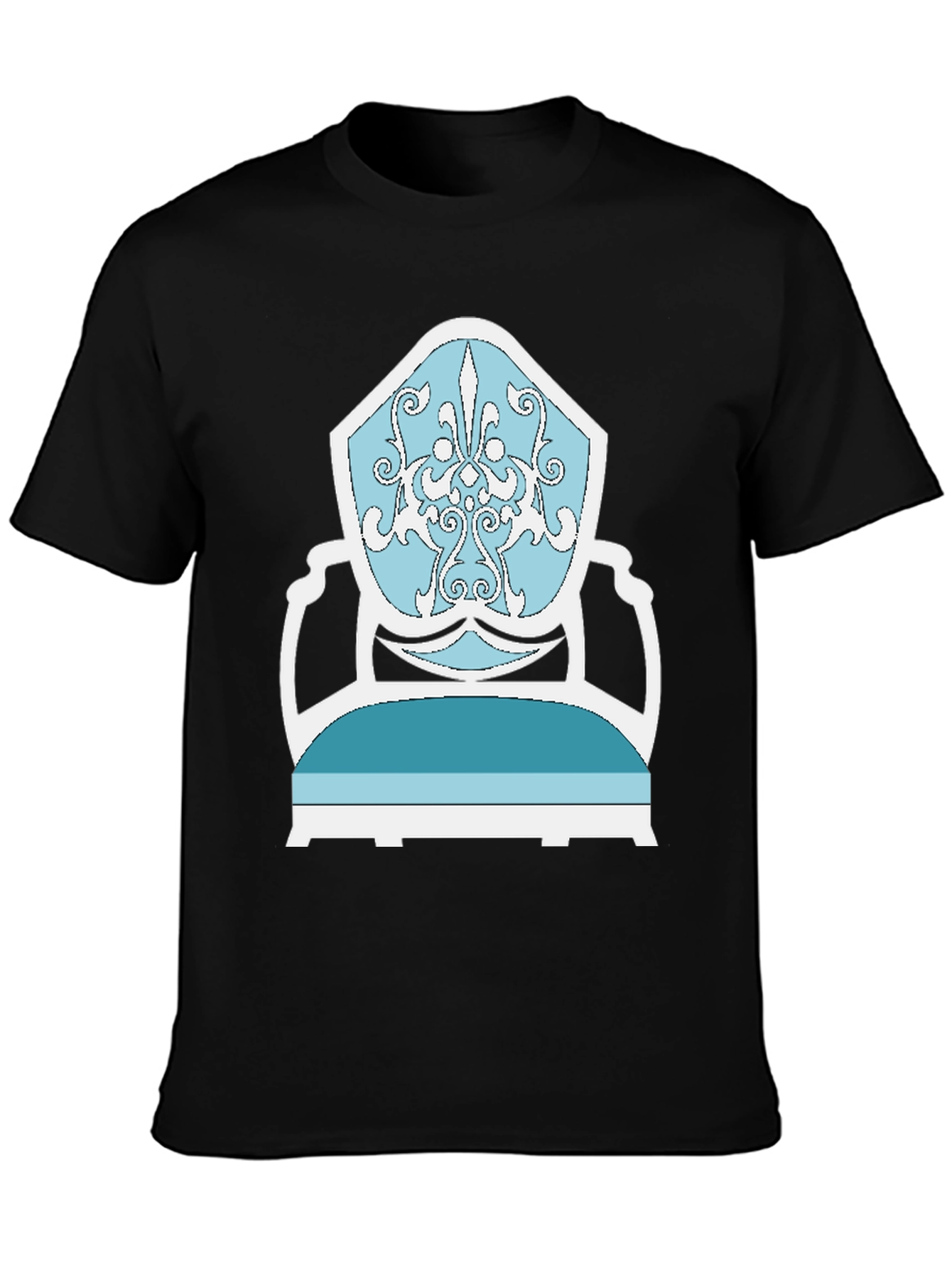 Elegant Chair Graphic Tee - Stylish Comfort