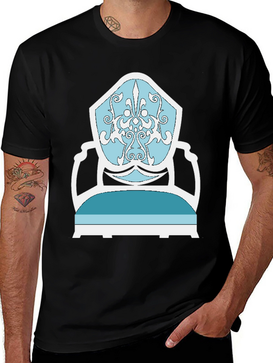 Elegant Chair Graphic Tee - Stylish Comfort