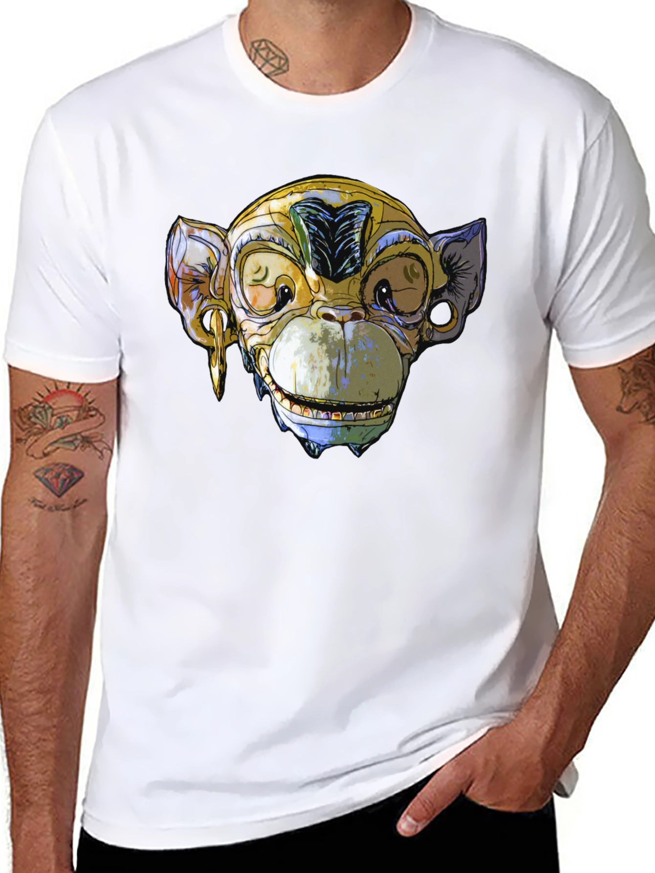 Monkey Graphic T-Shirt