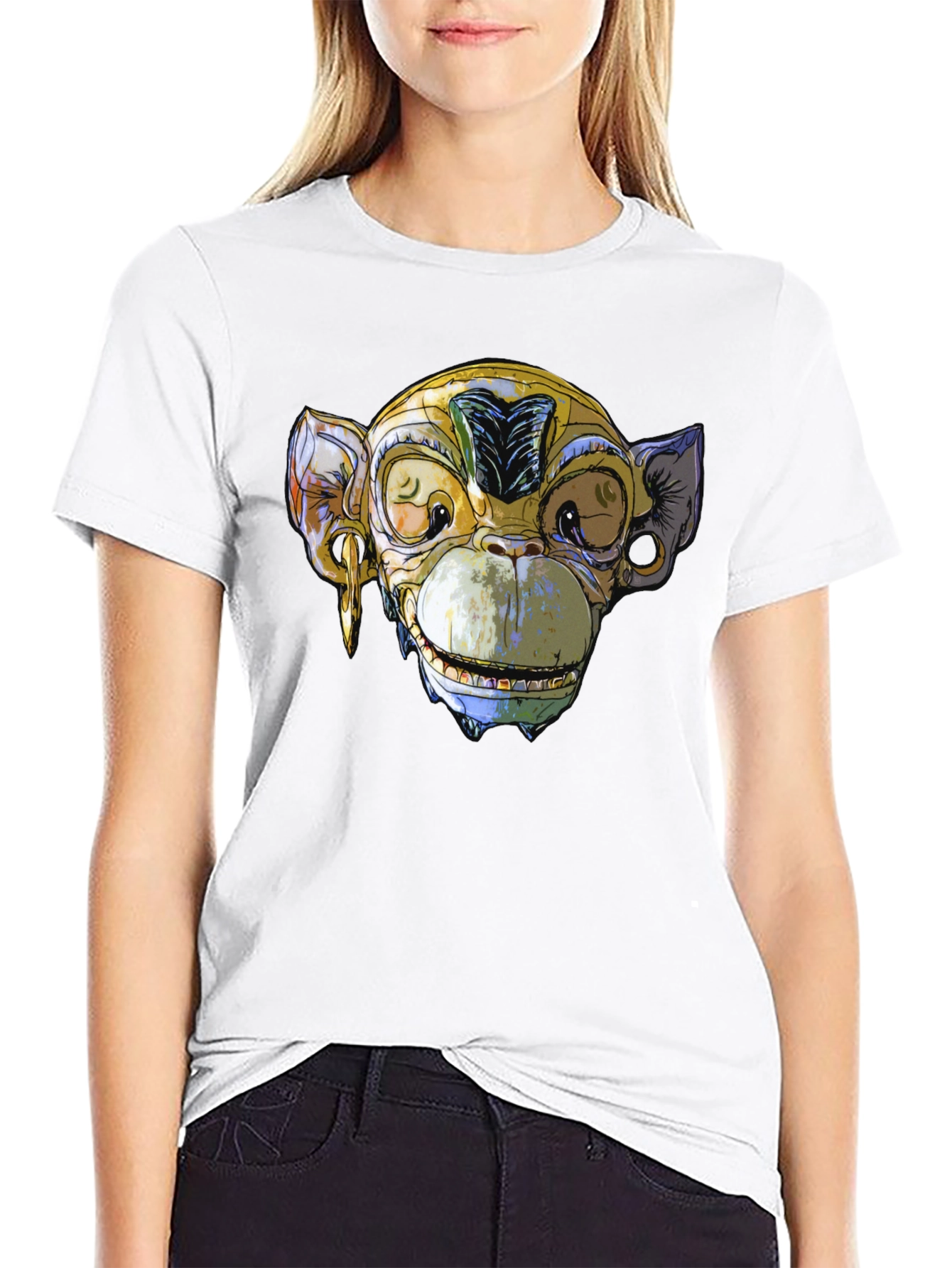 Monkey Graphic T-Shirt