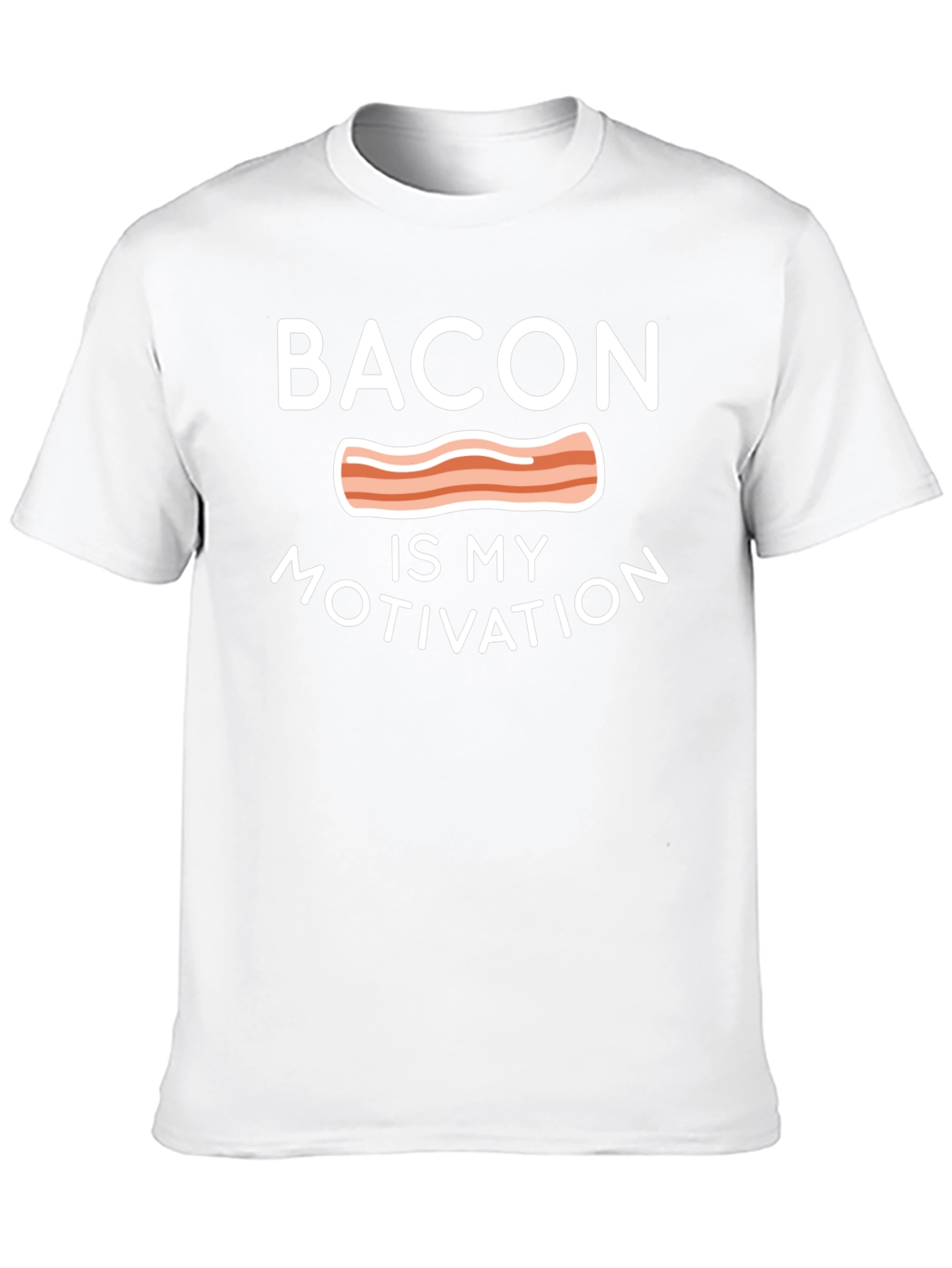 Bacon is My Motivation T-Shirt - Funny Foodie Tee