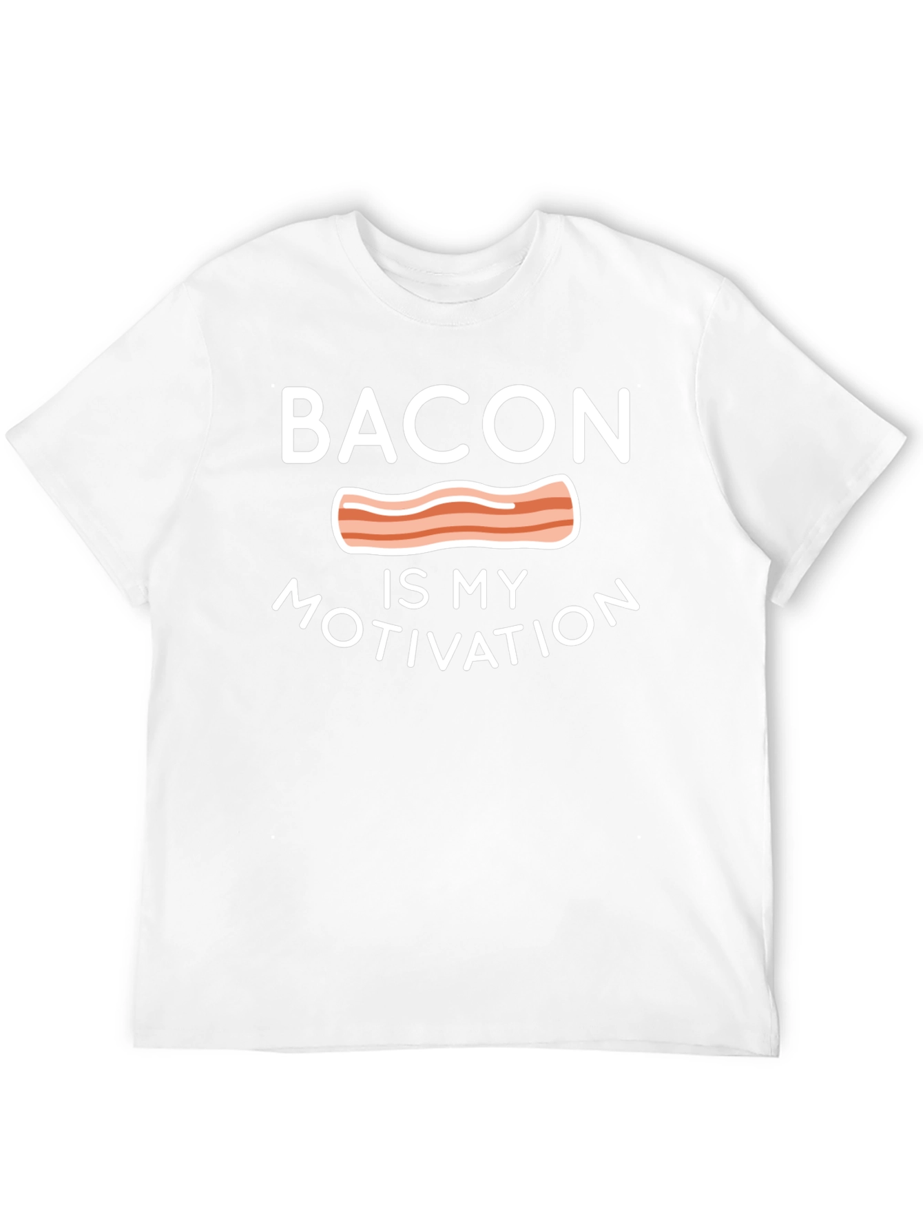 Bacon is My Motivation T-Shirt - Funny Foodie Tee