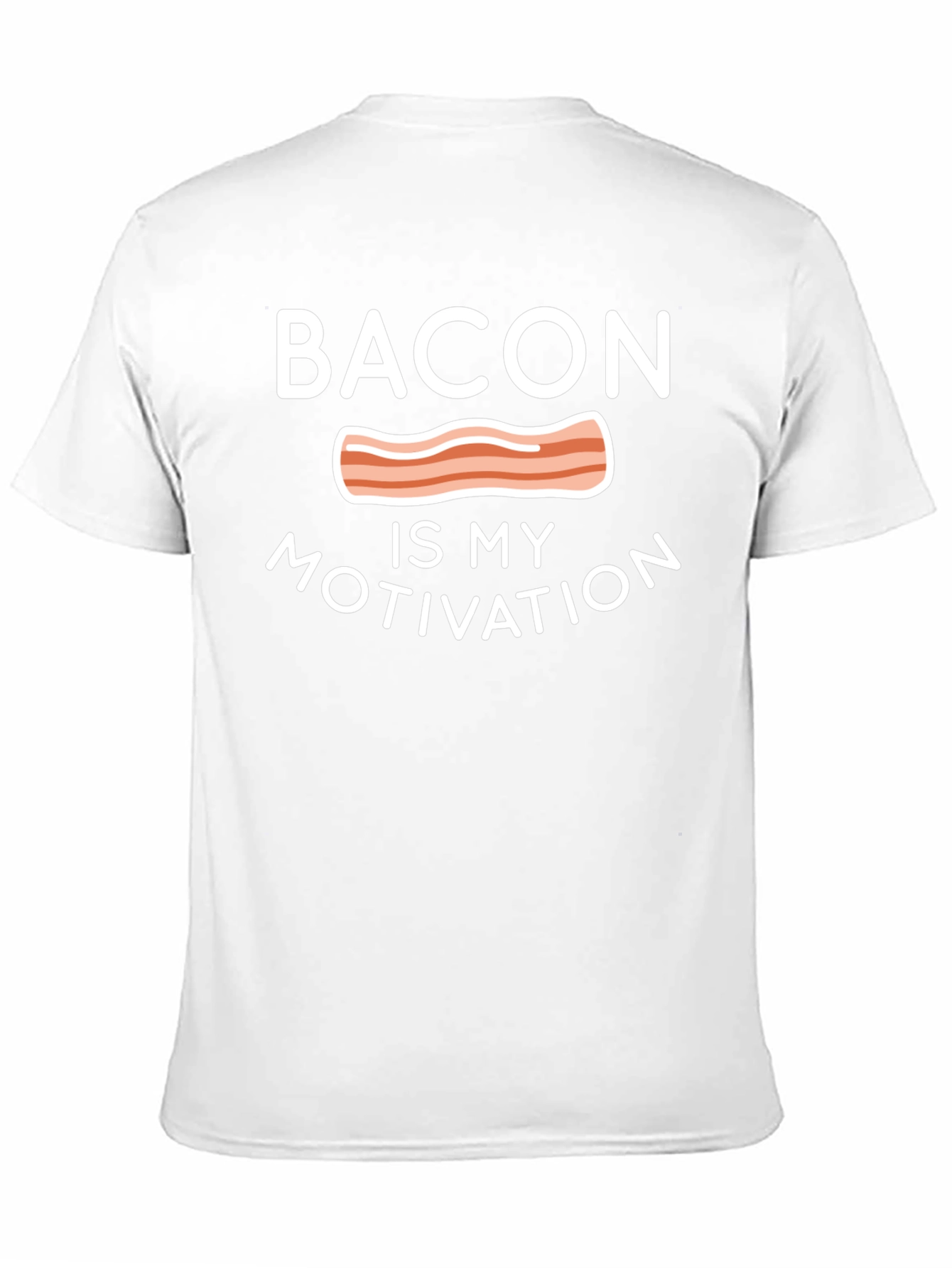 Bacon is My Motivation T-Shirt - Funny Foodie Tee