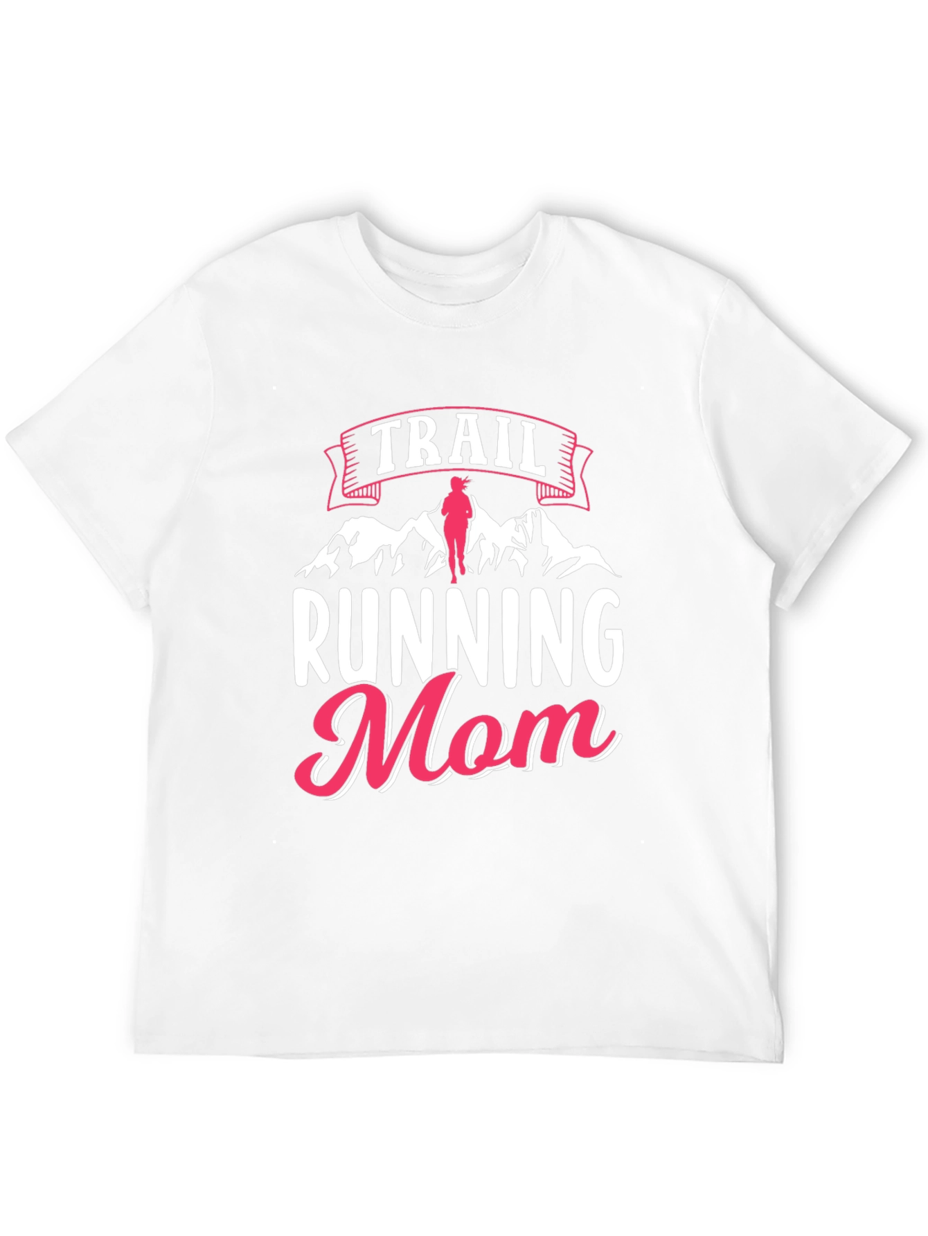 Trail Running Mom Black T-Shirt