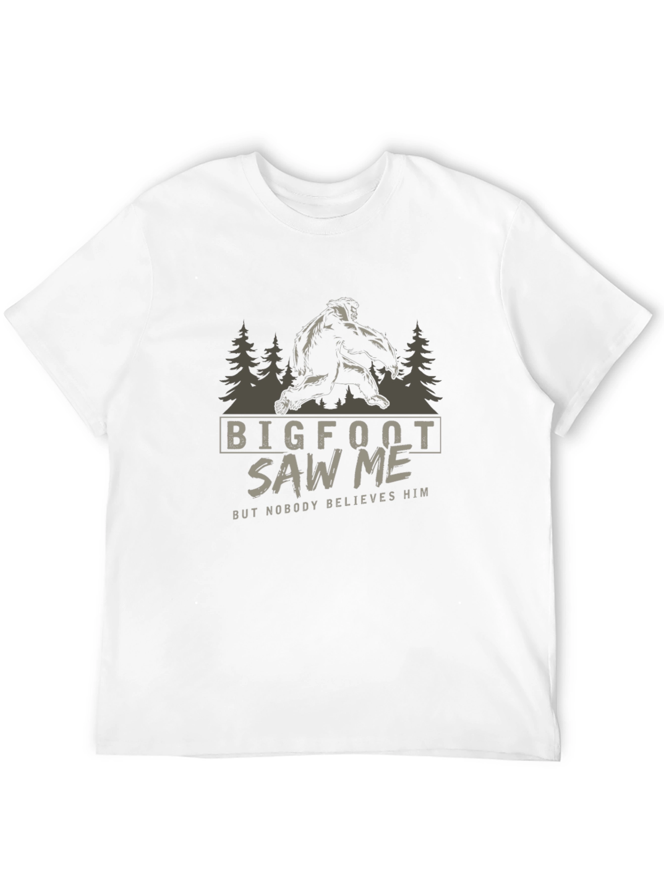 Bigfoot Saw Me T-Shirt - Funny Graphic Tee