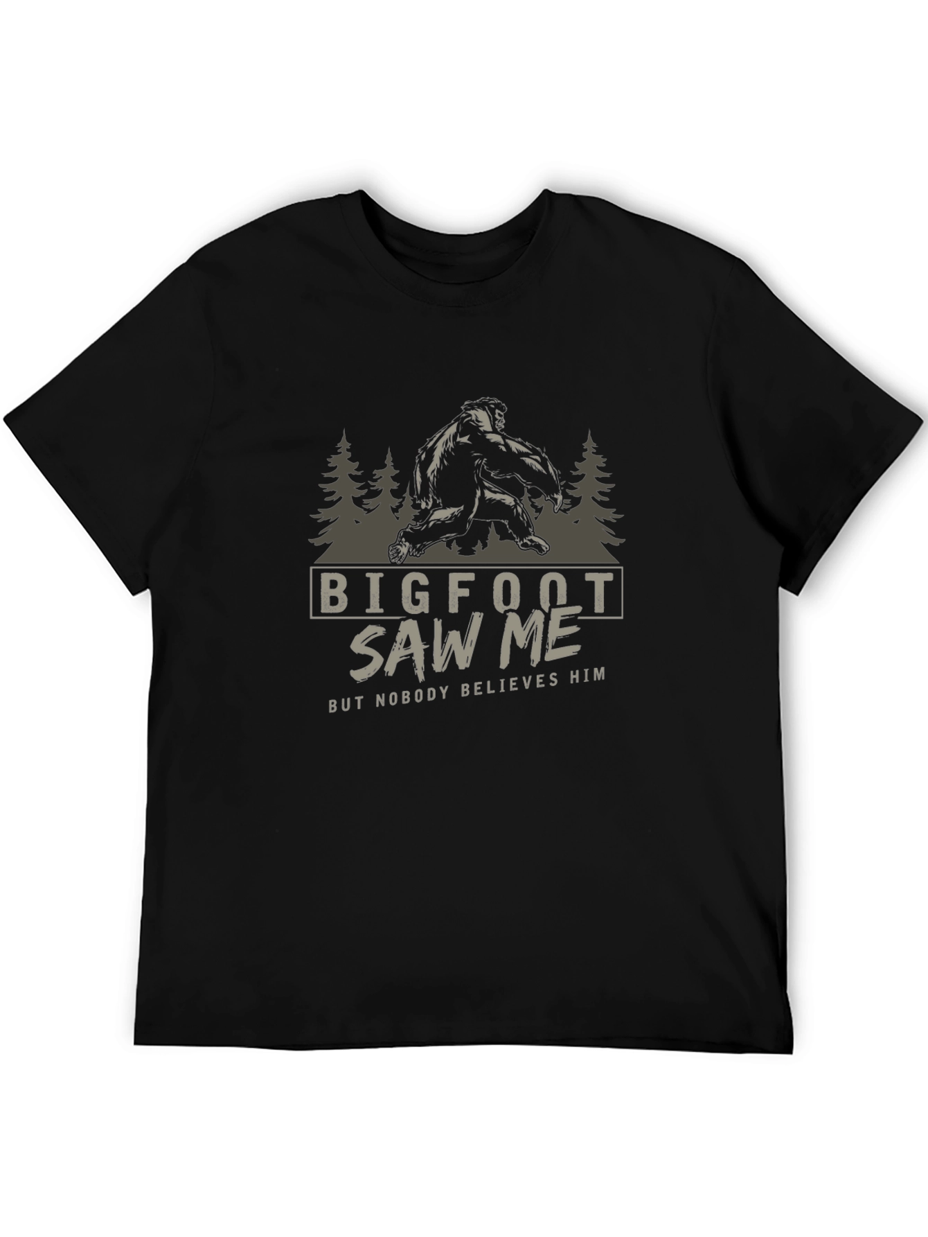 Bigfoot Saw Me T-Shirt - Funny Graphic Tee