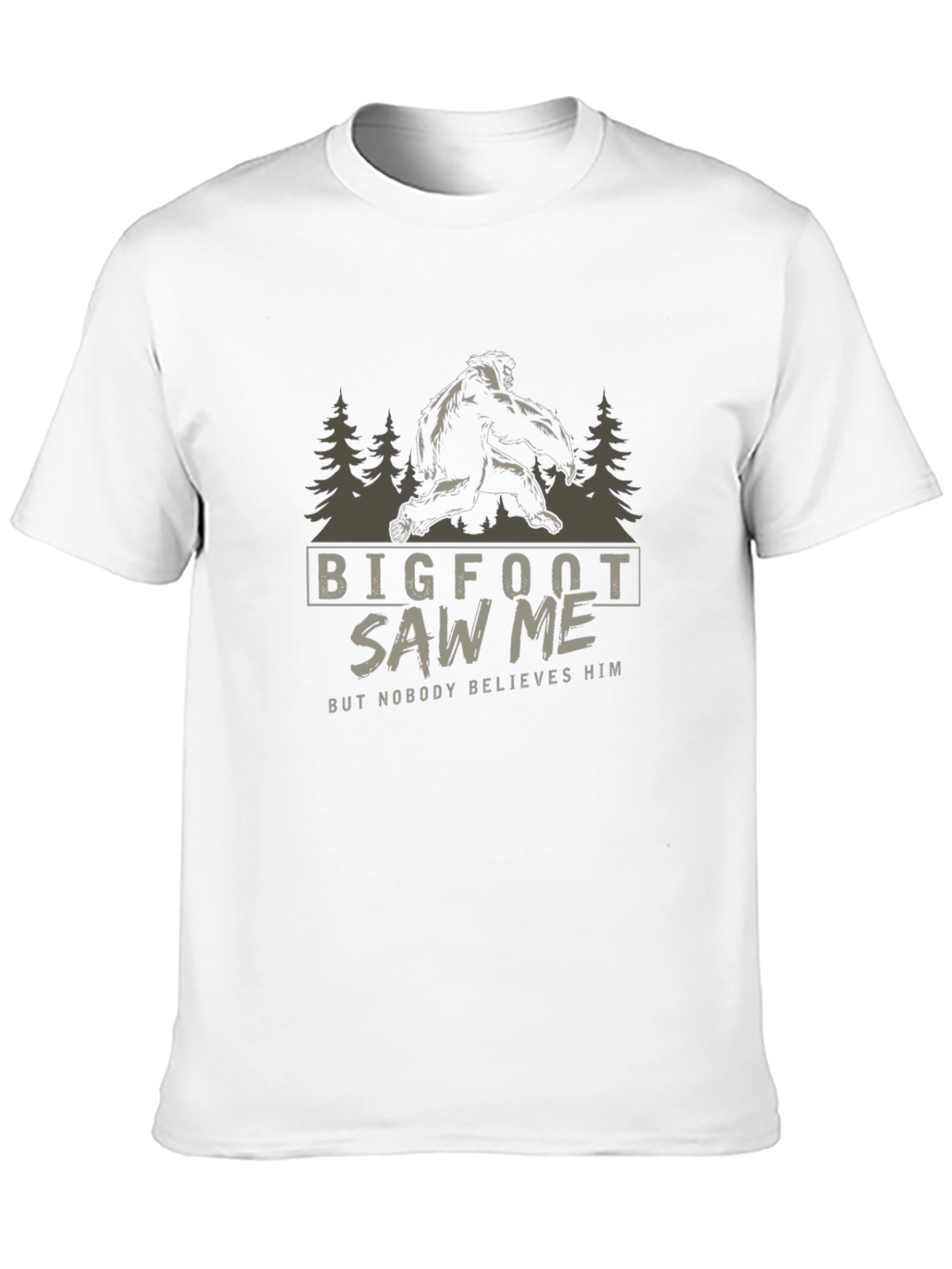 Bigfoot Saw Me T-Shirt - Funny Graphic Tee