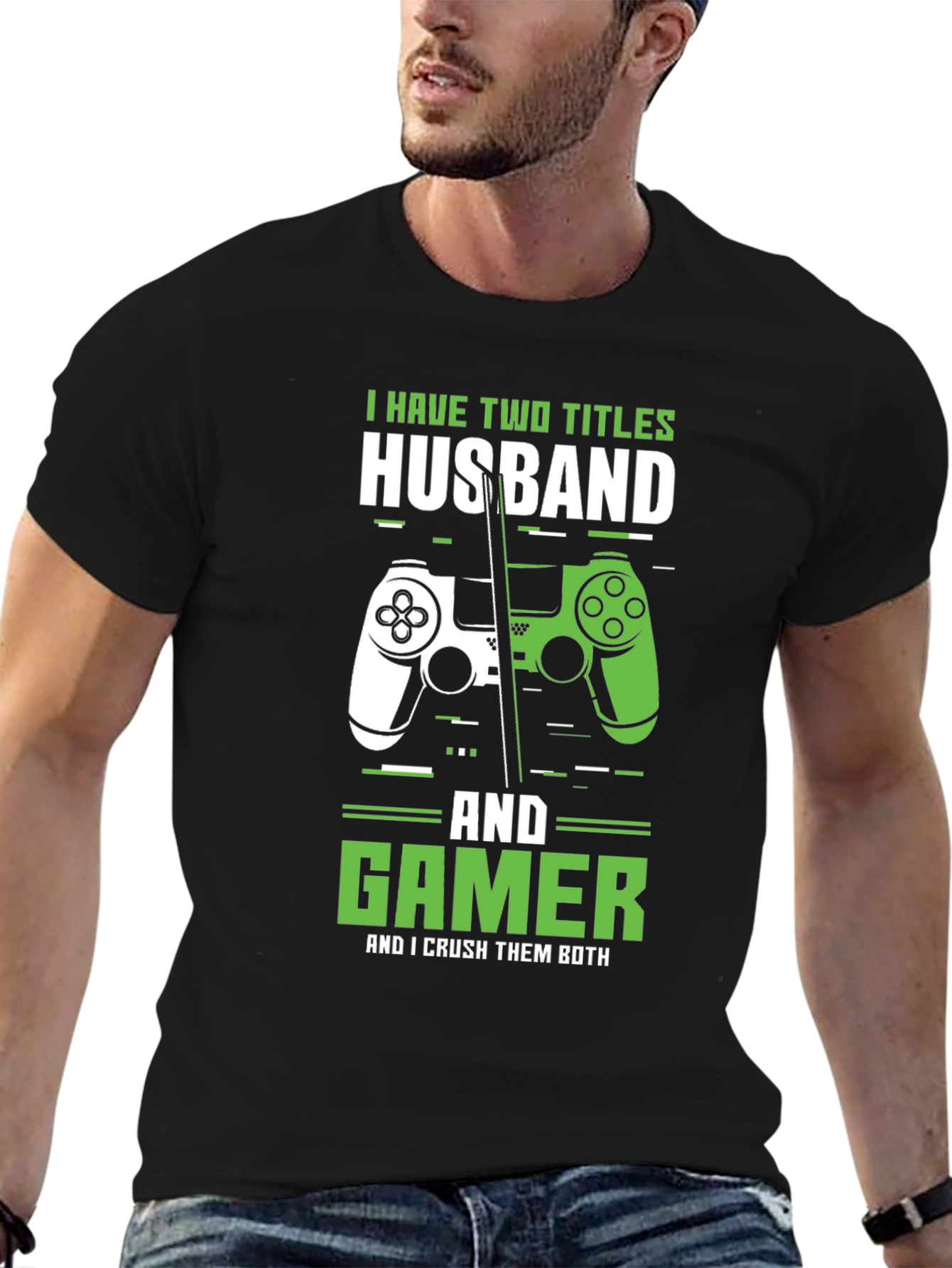 Husband and Gamer Graphic T-Shirt
