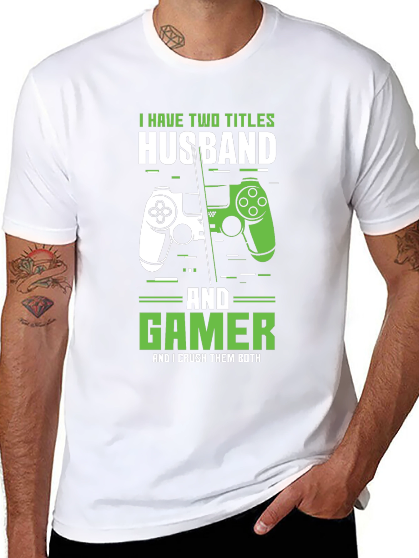 Husband and Gamer Graphic T-Shirt