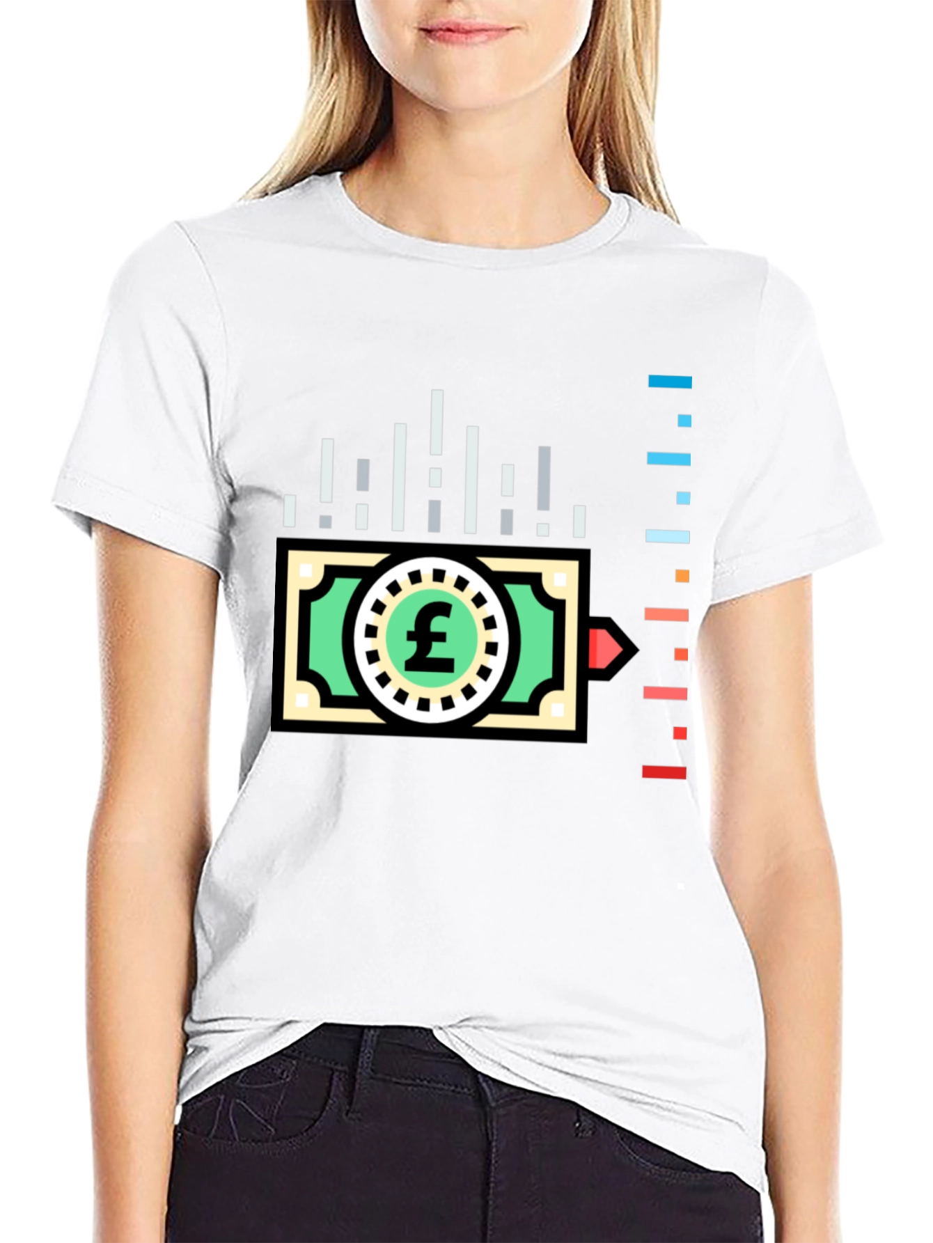Trendy Finance Tee: Pound Sterling Design