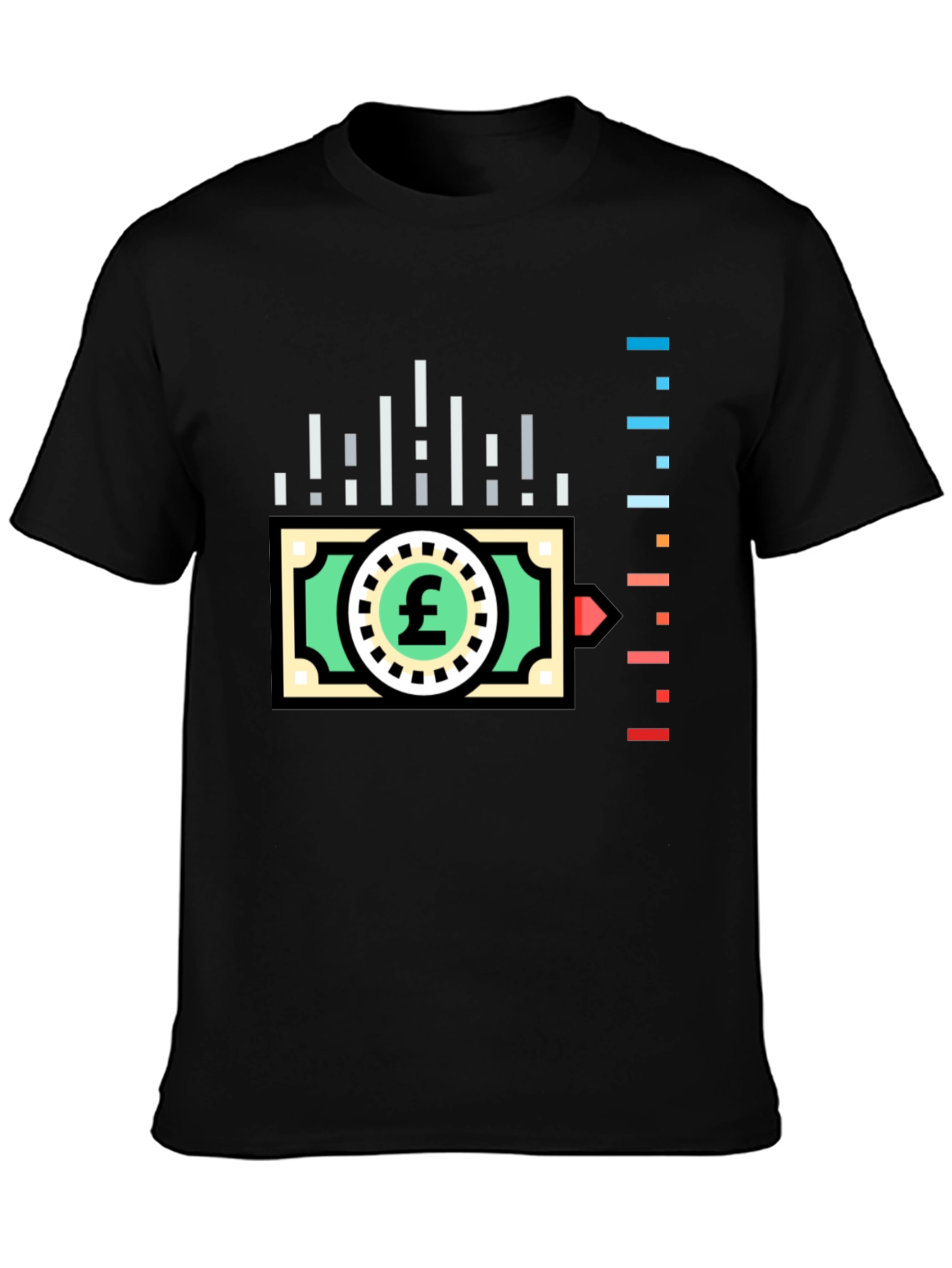Trendy Finance Tee: Pound Sterling Design