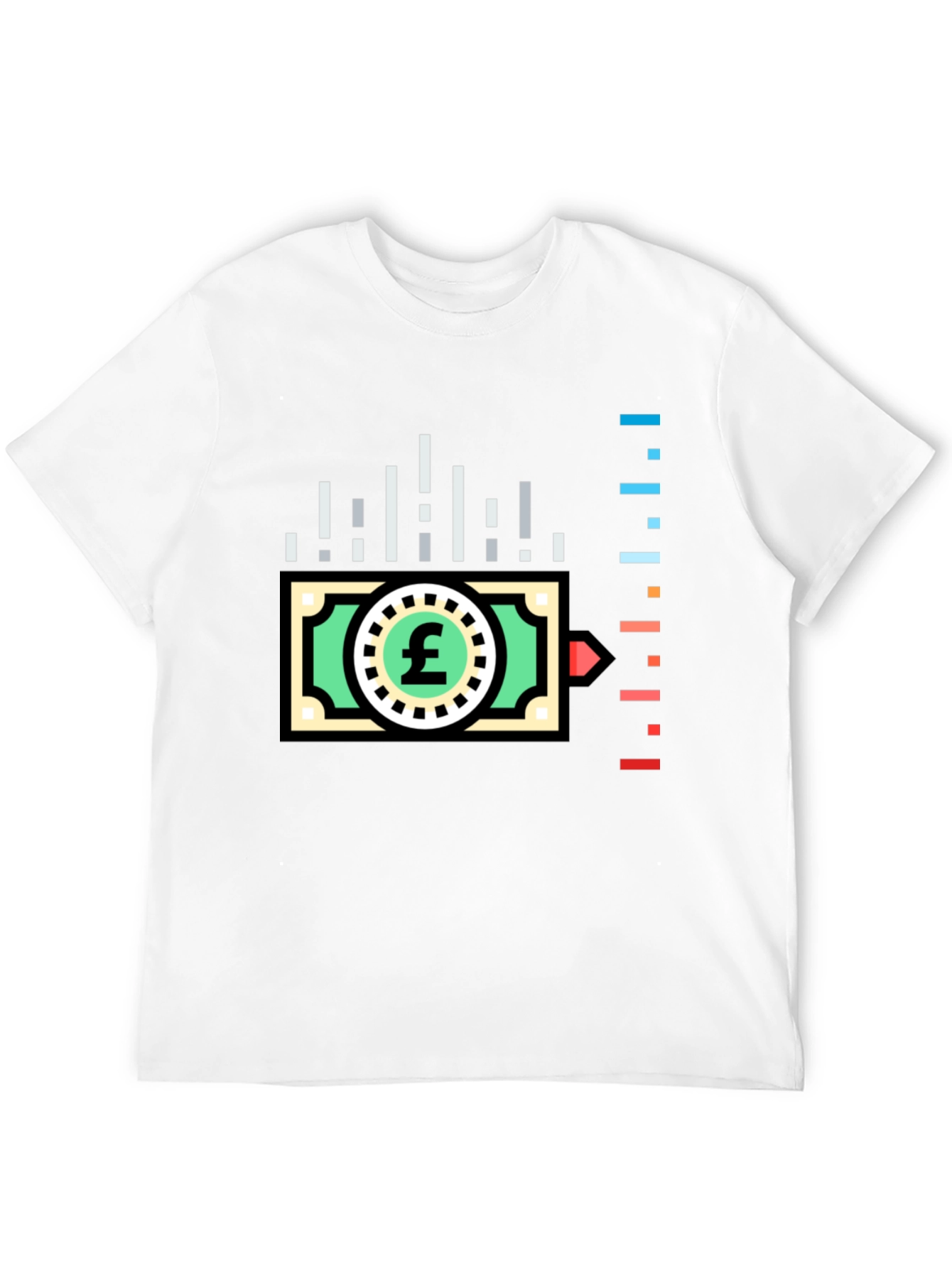 Trendy Finance Tee: Pound Sterling Design