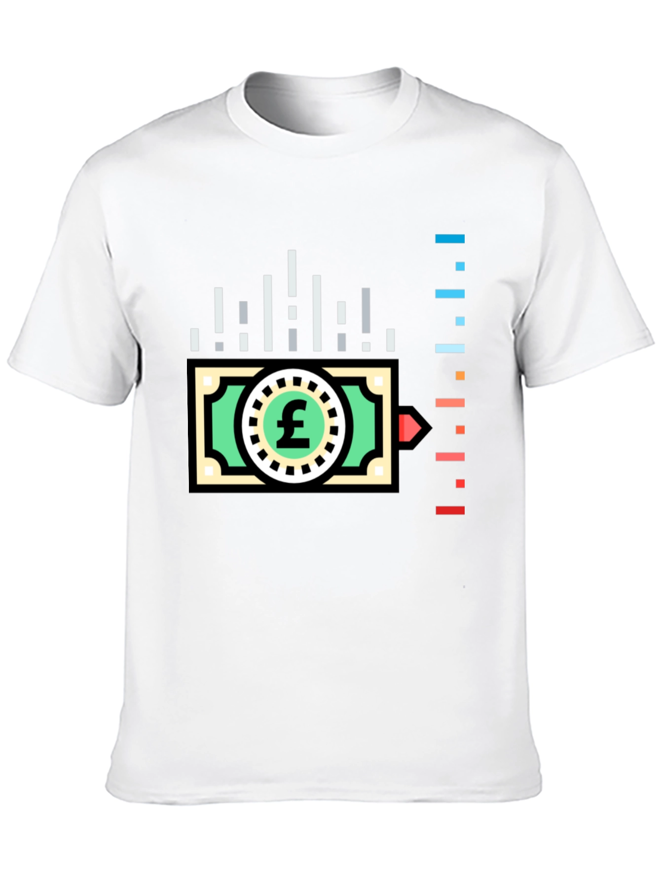 Trendy Finance Tee: Pound Sterling Design