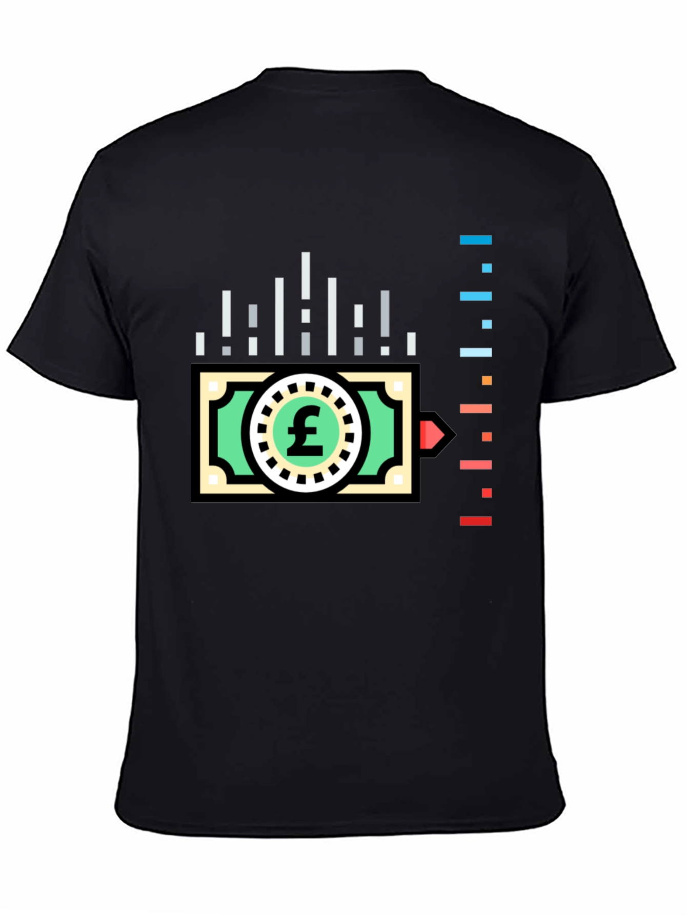 Trendy Finance Tee: Pound Sterling Design