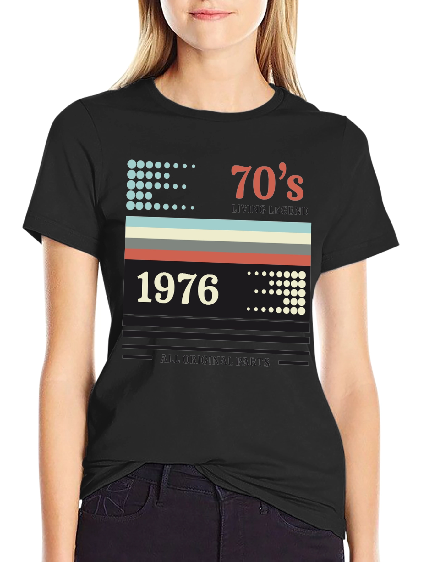 Retro 1976 70s Living Legend Graphic T-Shirt