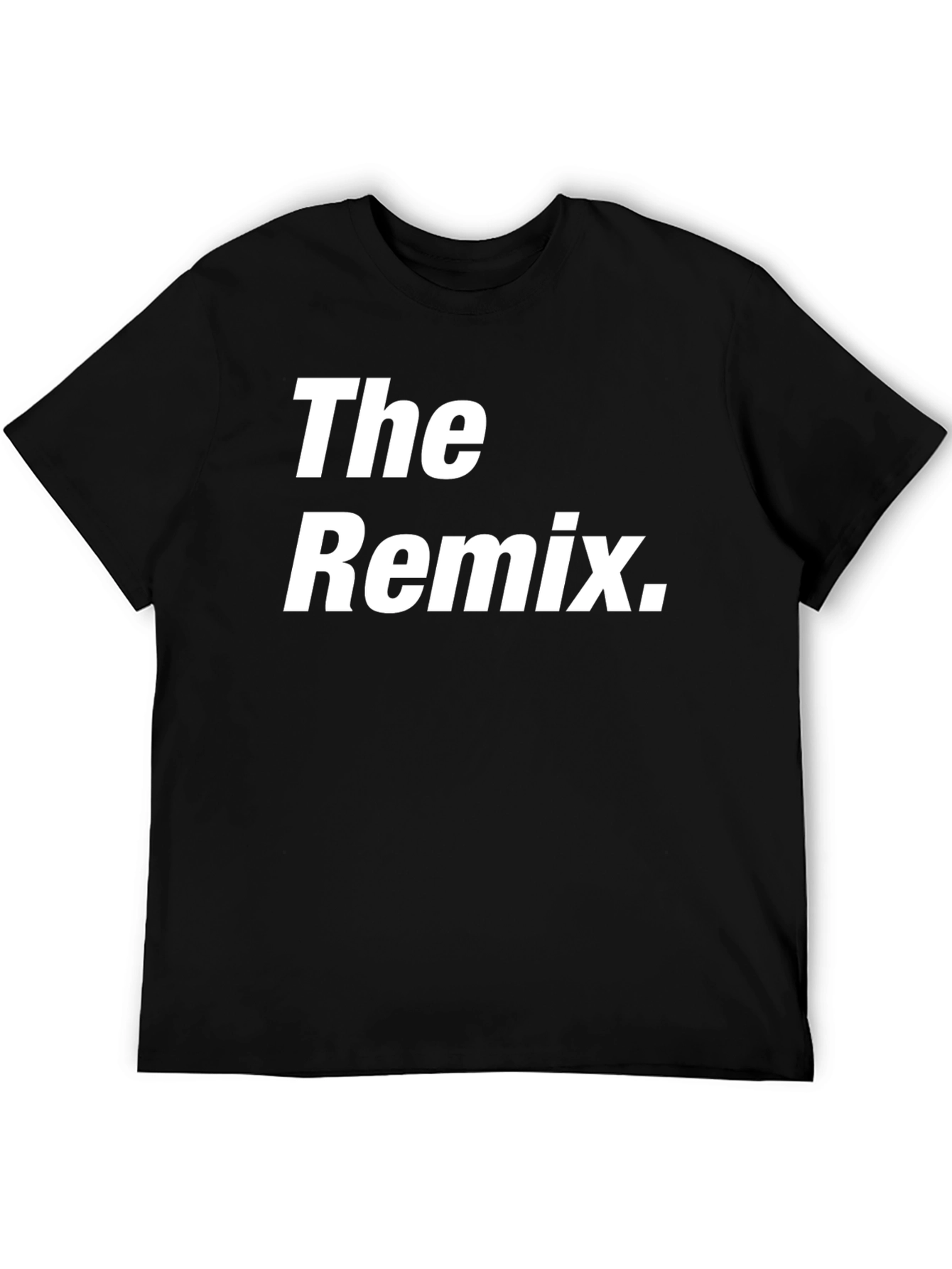 The Remix Graphic Tee - Stylish Black Cotton T-Shirt