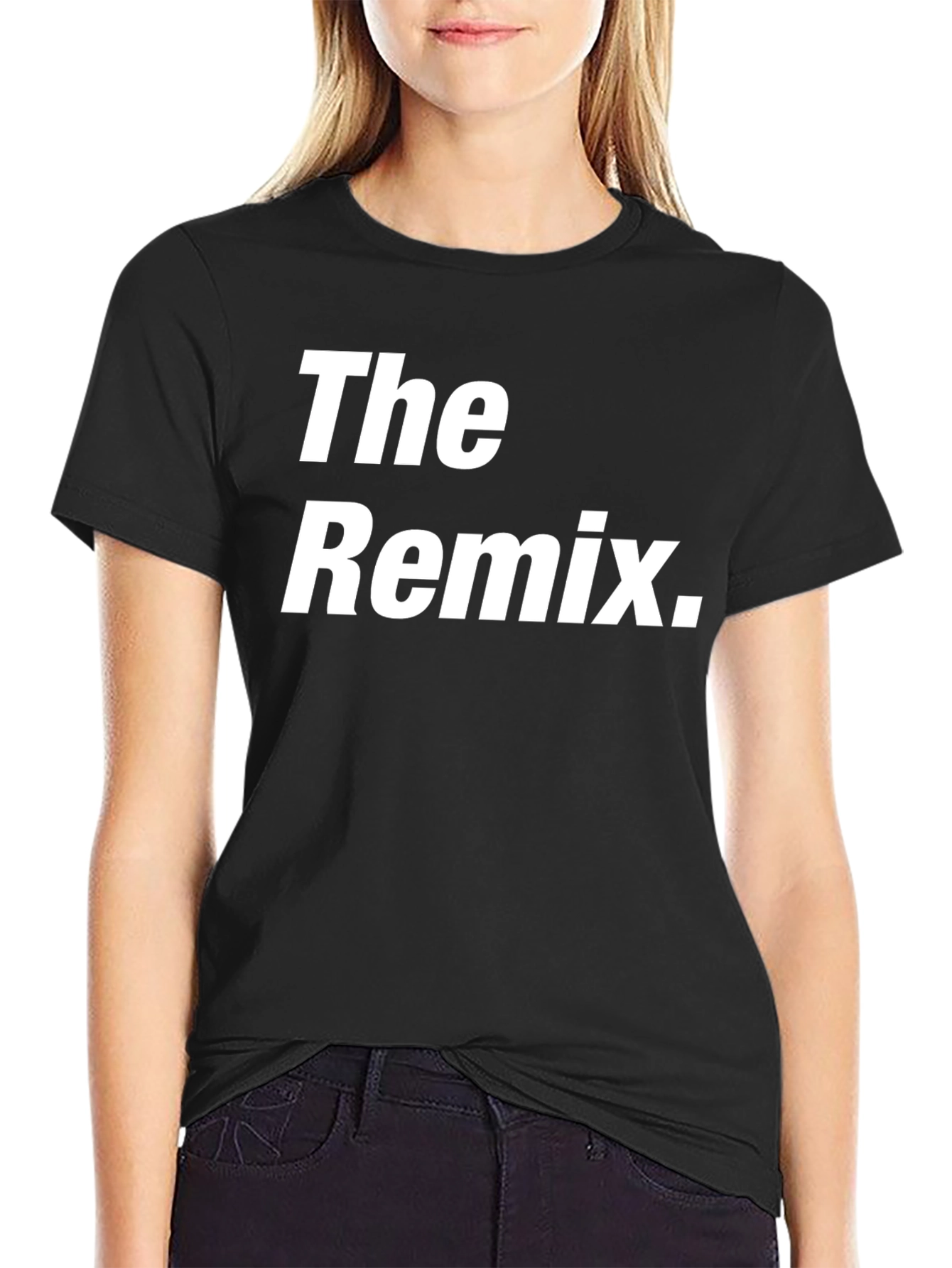 The Remix Graphic Tee - Stylish Black Cotton T-Shirt