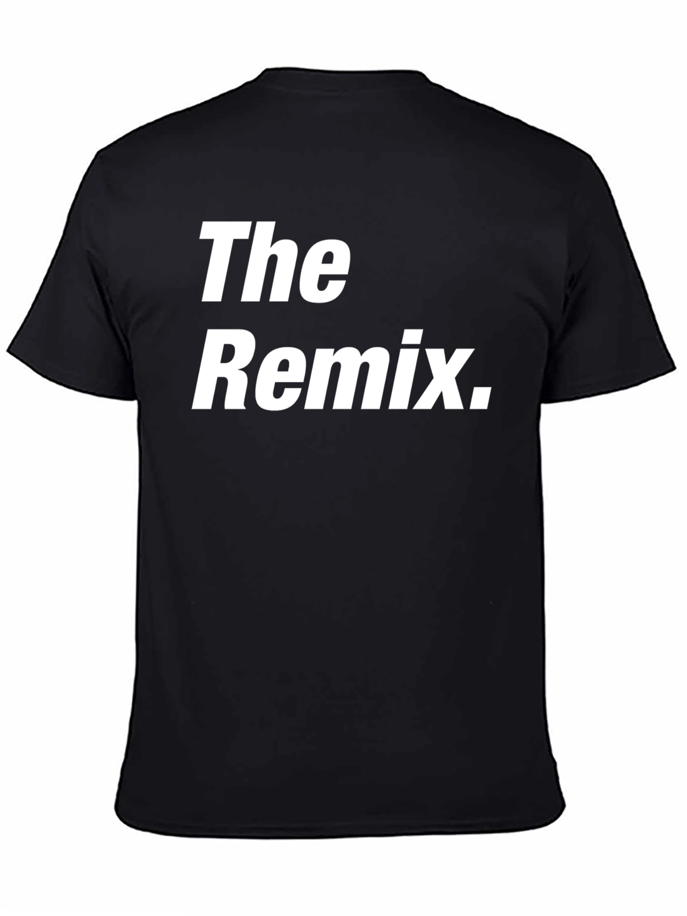 The Remix Graphic Tee - Stylish Black Cotton T-Shirt