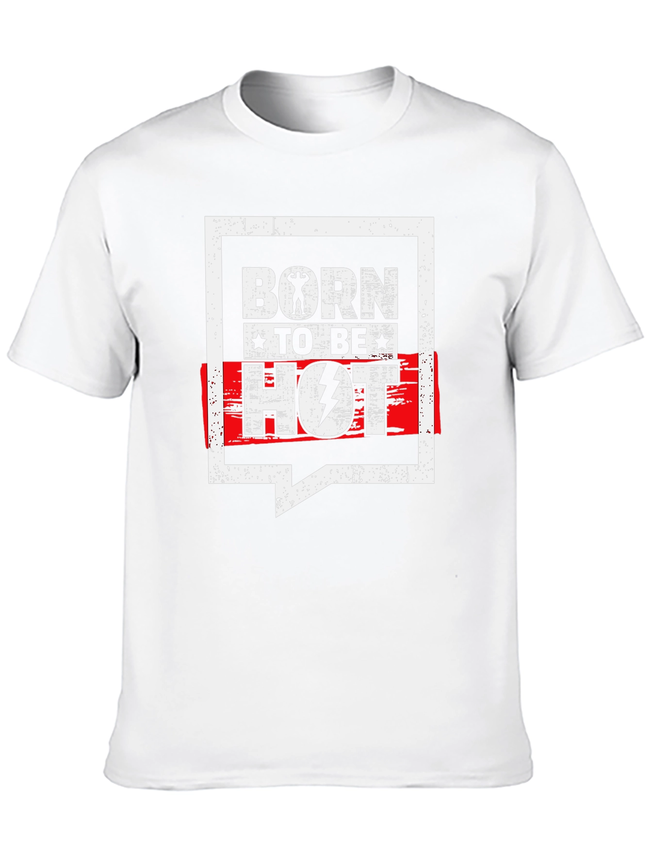 Born To Be Hot Black Graphic T-Shirt
