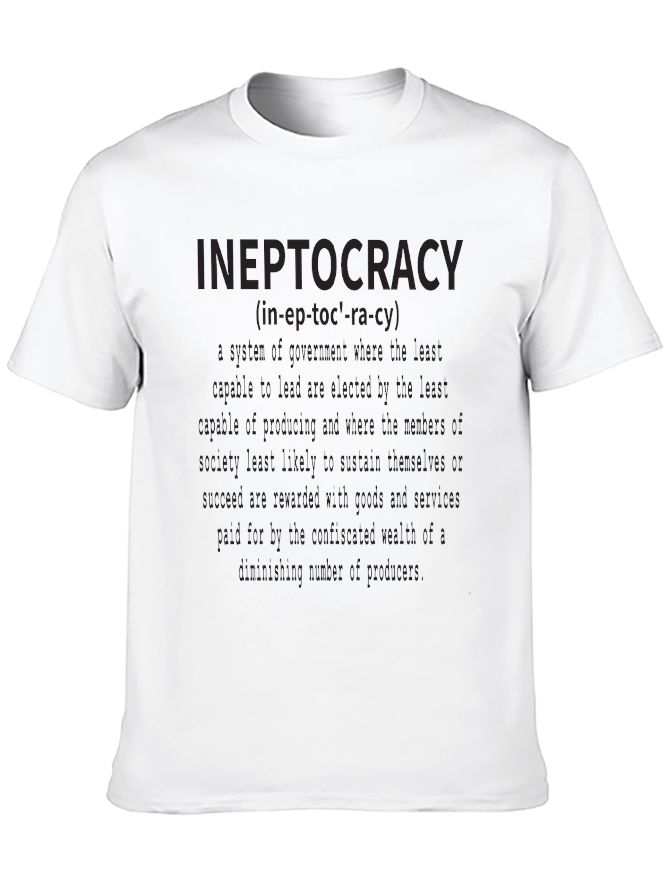 Ineptocracy Definition Graphic T-Shirt