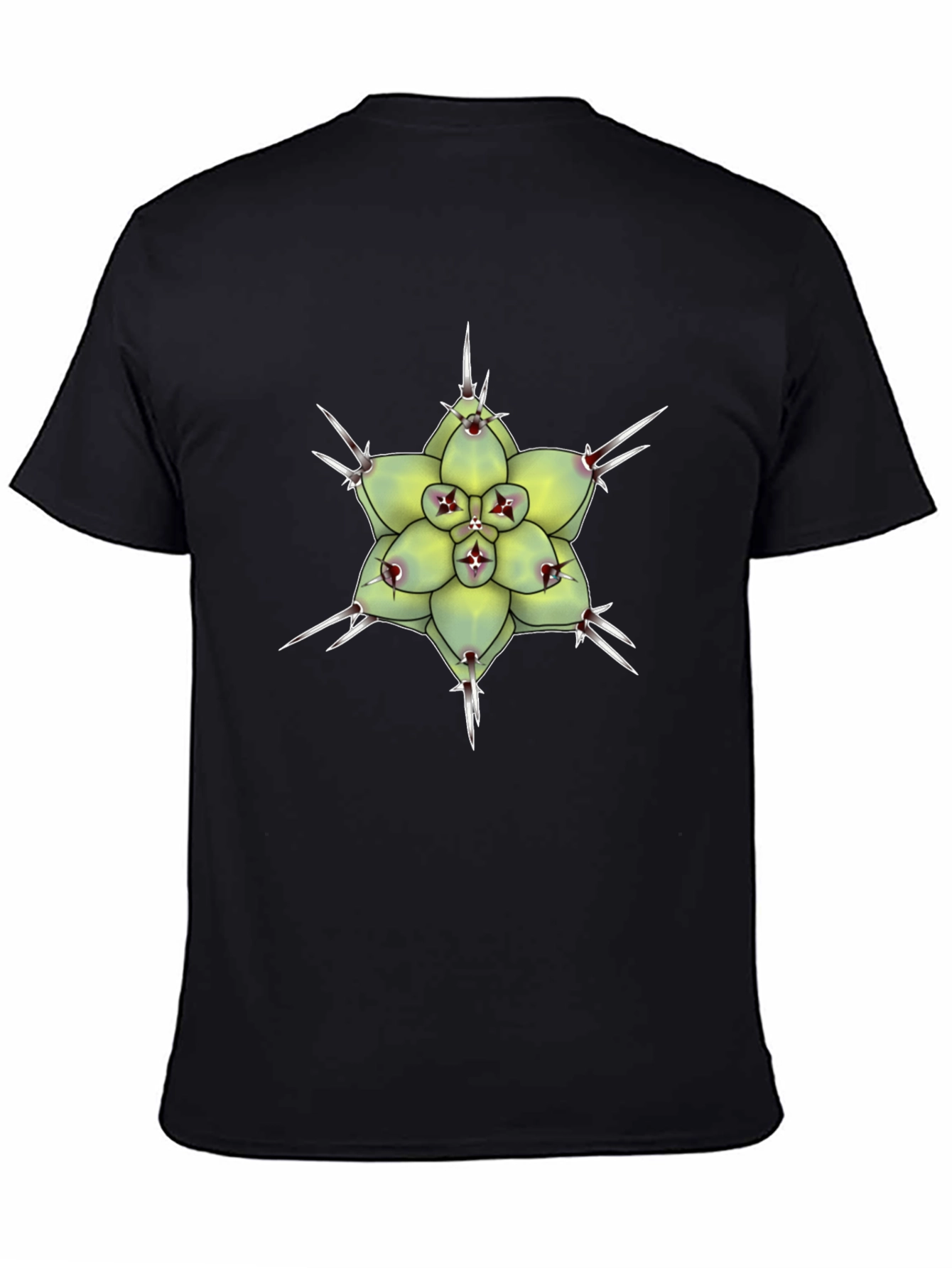 Cactus Flower Graphic T-Shirt - Unique Botanical Design