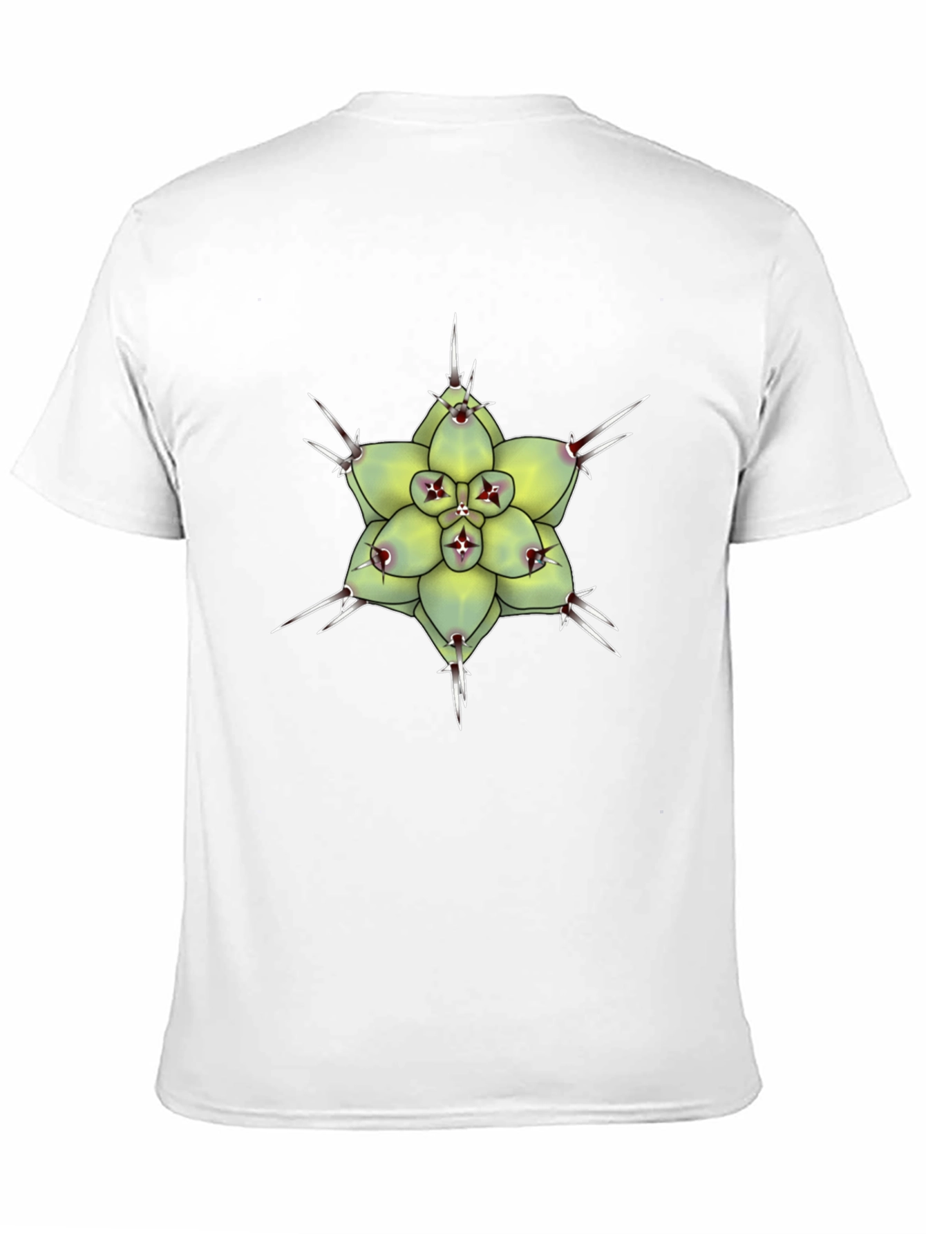 Cactus Flower Graphic T-Shirt - Unique Botanical Design