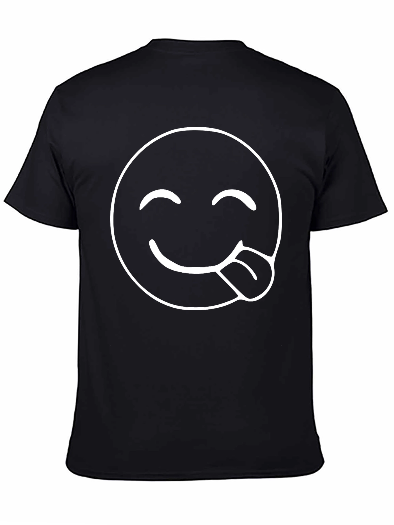 Funny Emoji Black T-Shirt