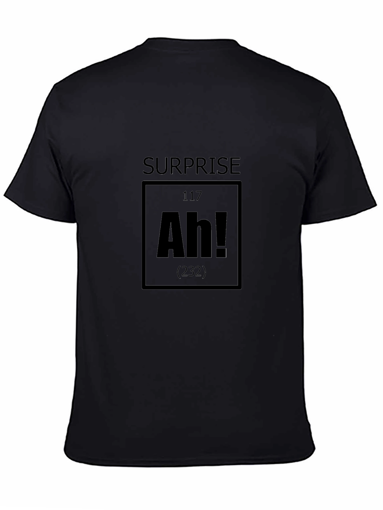 Surprise Element Graphic Black T-Shirt