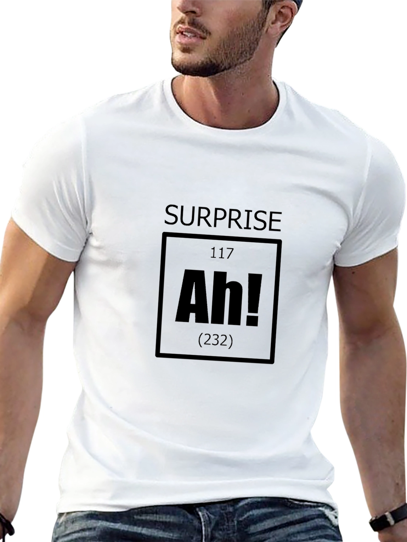 Surprise Element Graphic Black T-Shirt