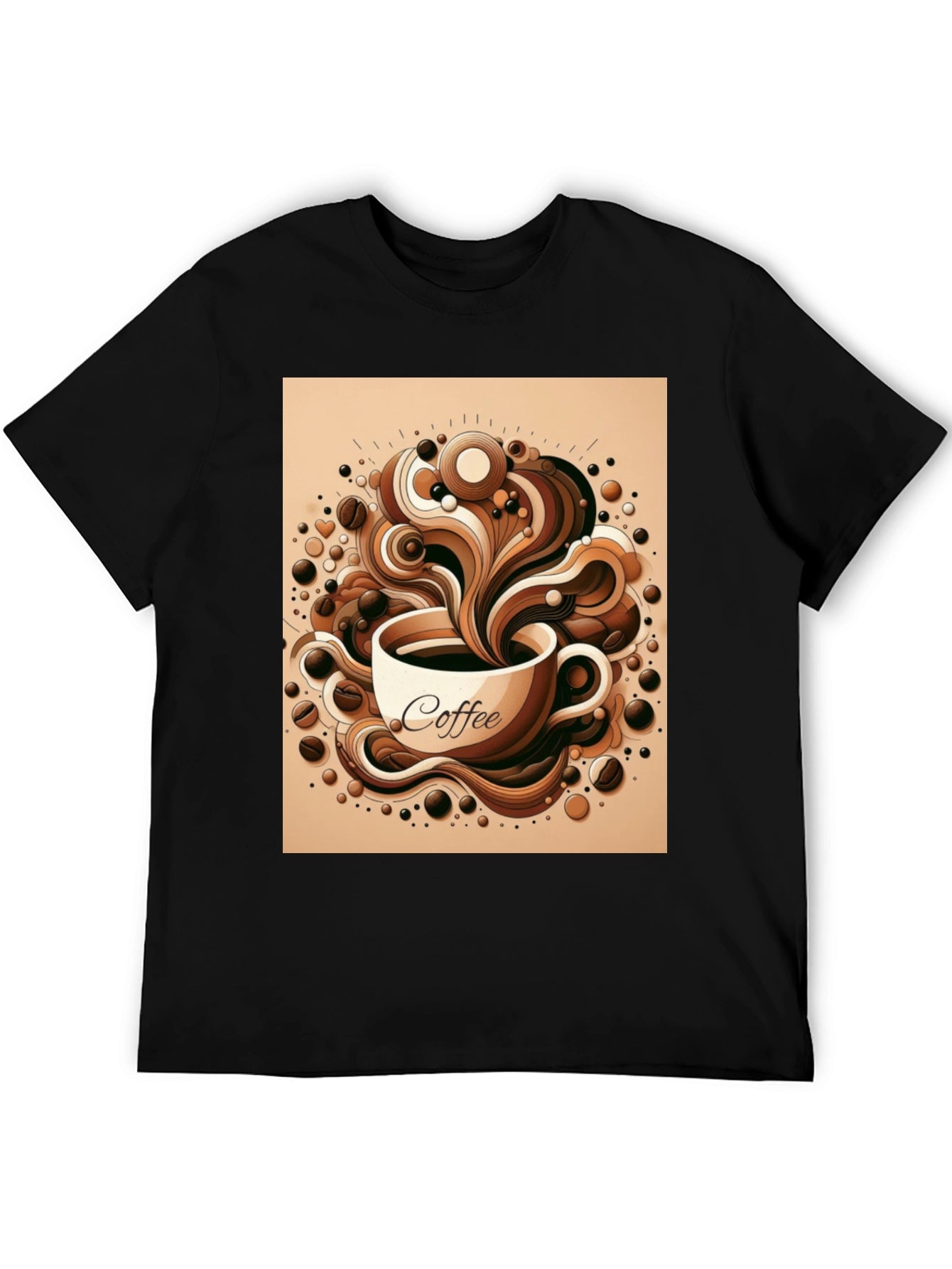 Coffee Lovers Graphic Tee - Stylish Brew Design
