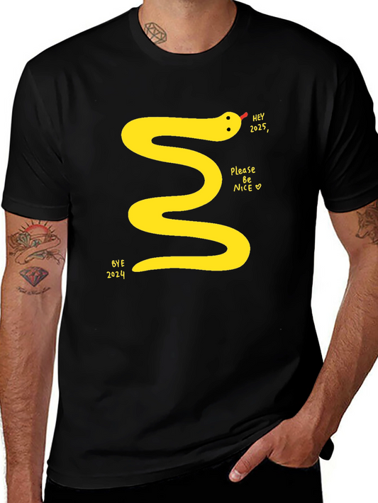 Year of the Snake T-Shirt - 2025 Please Be Nice