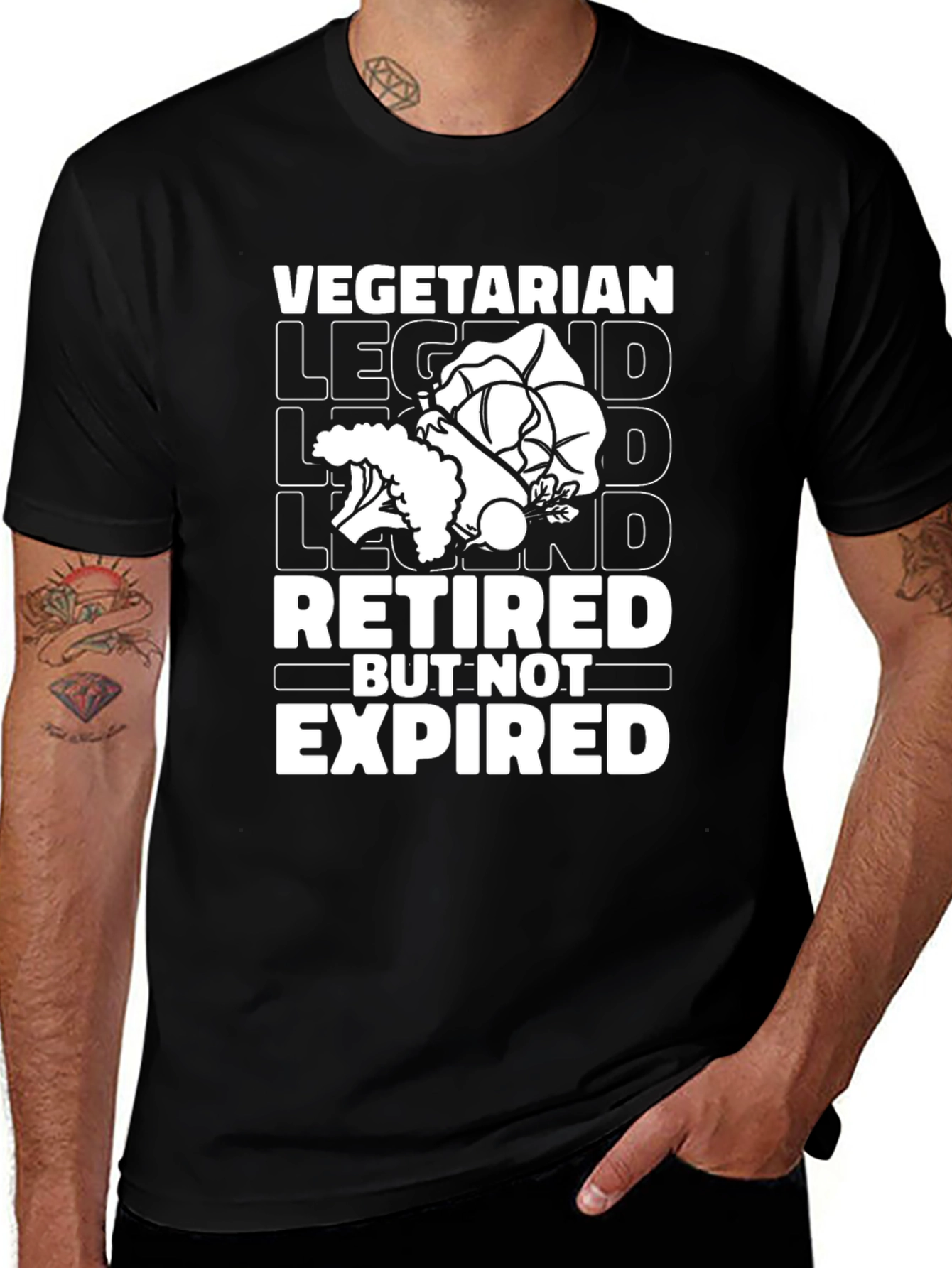 Vegetarian Legend Retired T-Shirt