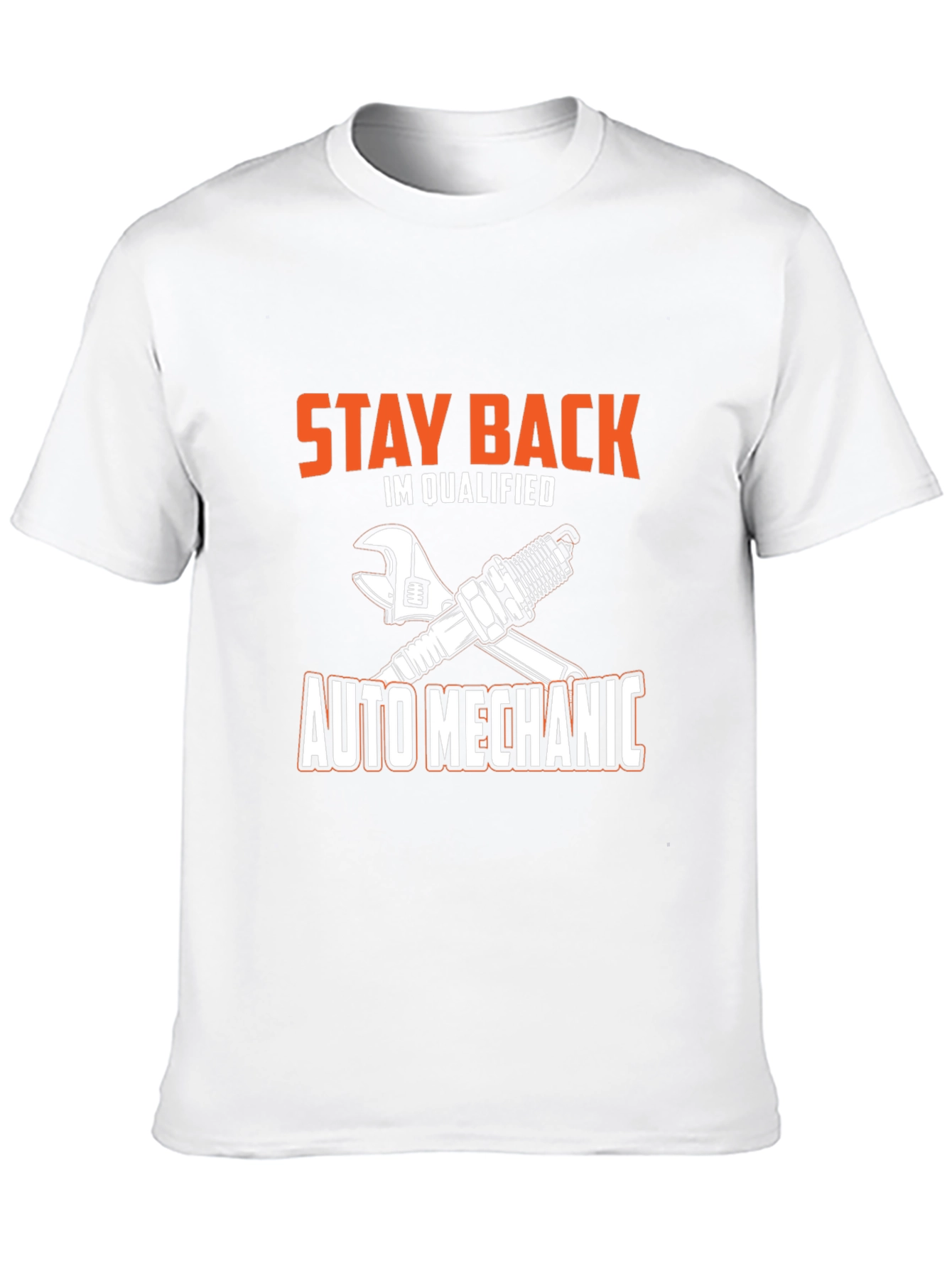 Auto Mechanic Qualified T-Shirt - Black Cotton
