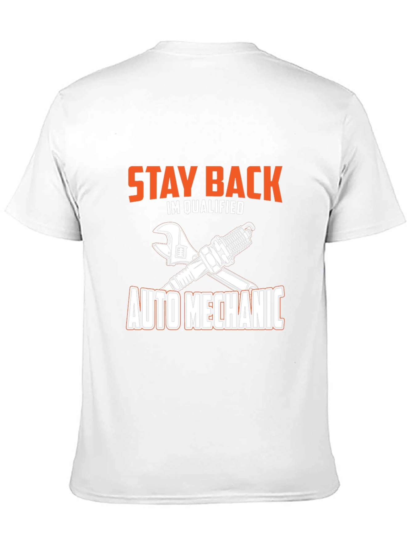 Auto Mechanic Qualified T-Shirt - Black Cotton