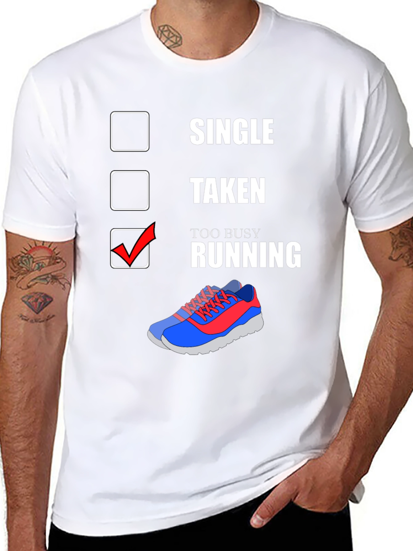 Too Busy Running Graphic T-Shirt