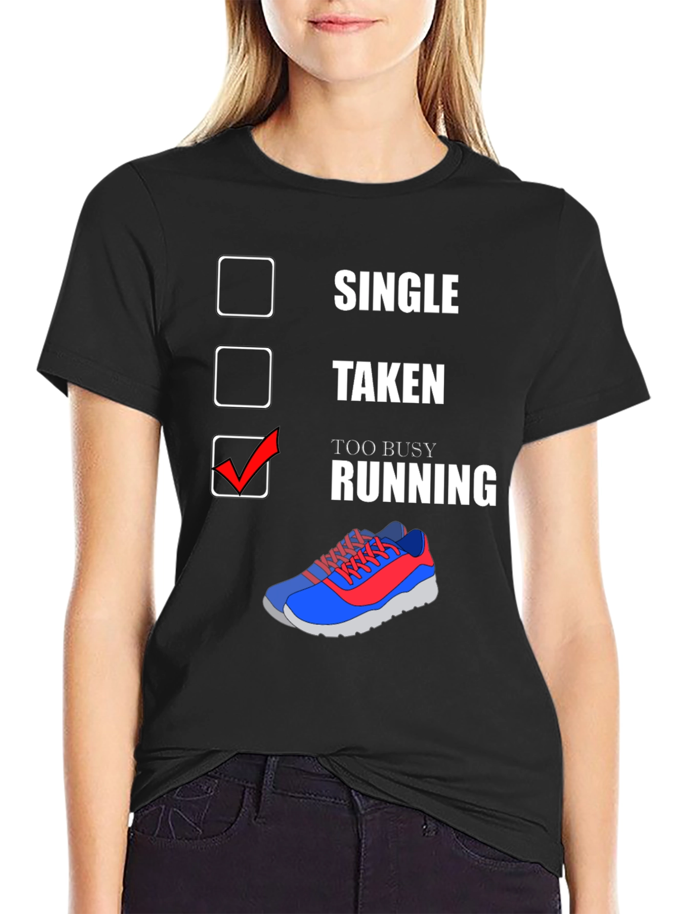Too Busy Running Graphic T-Shirt