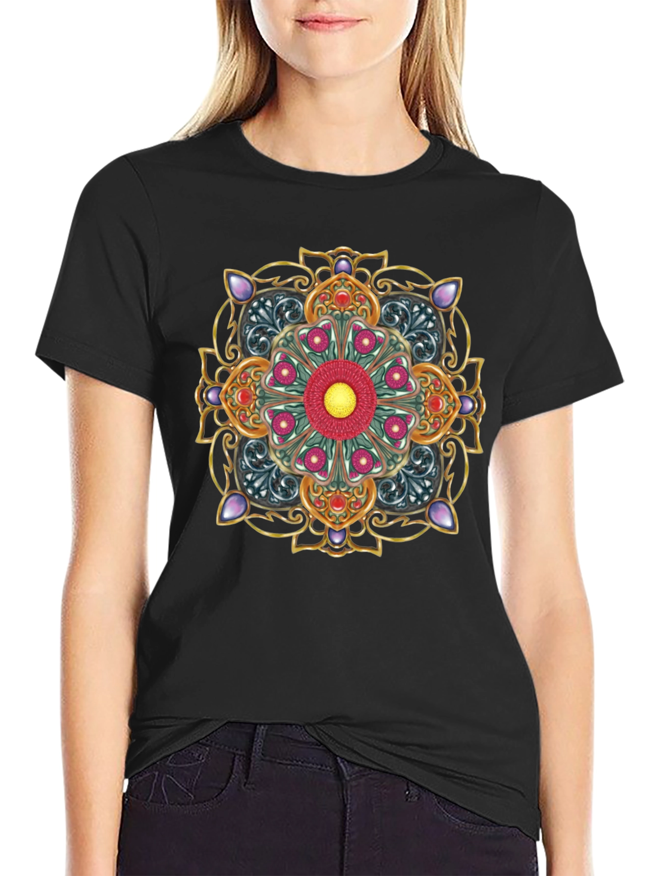 Ornate Mandala Graphic Tee
