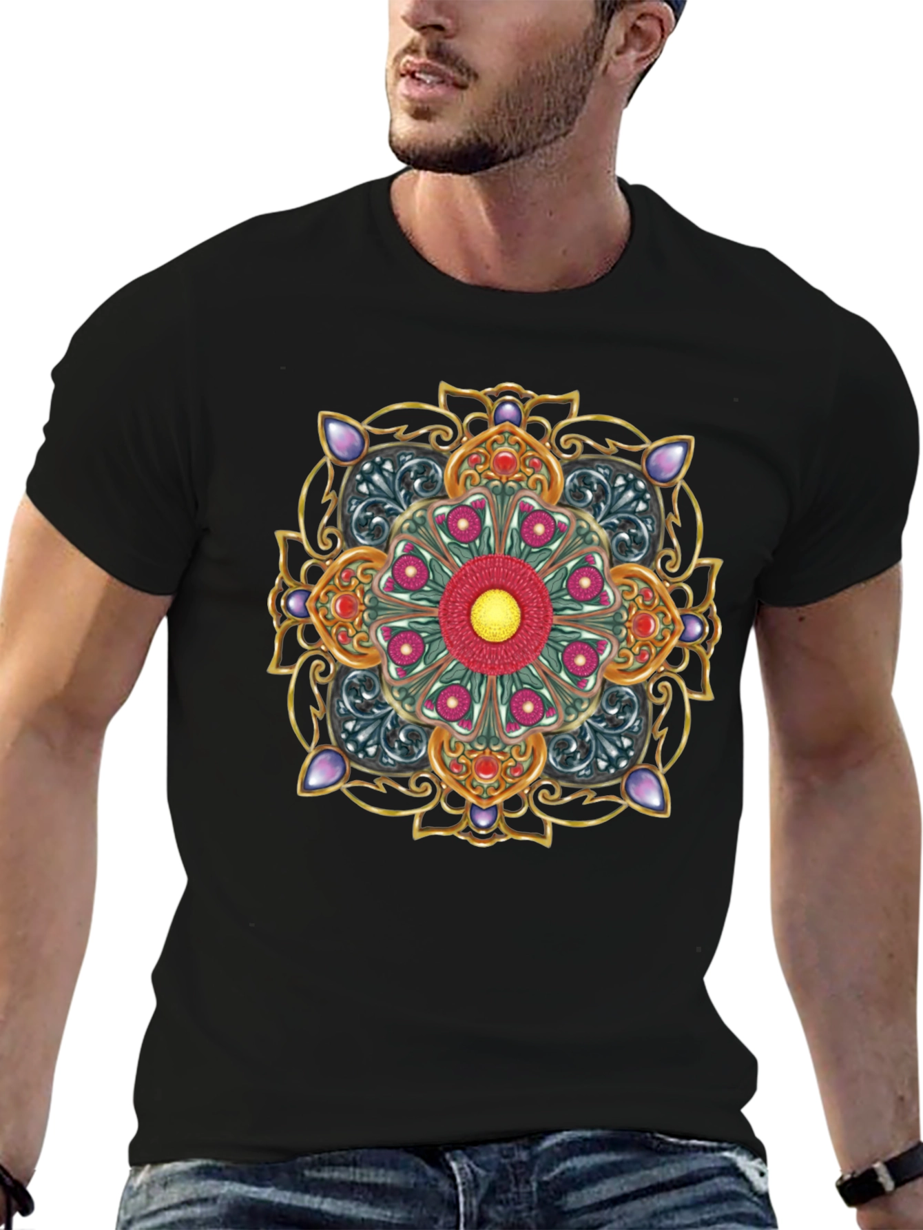 Ornate Mandala Graphic Tee