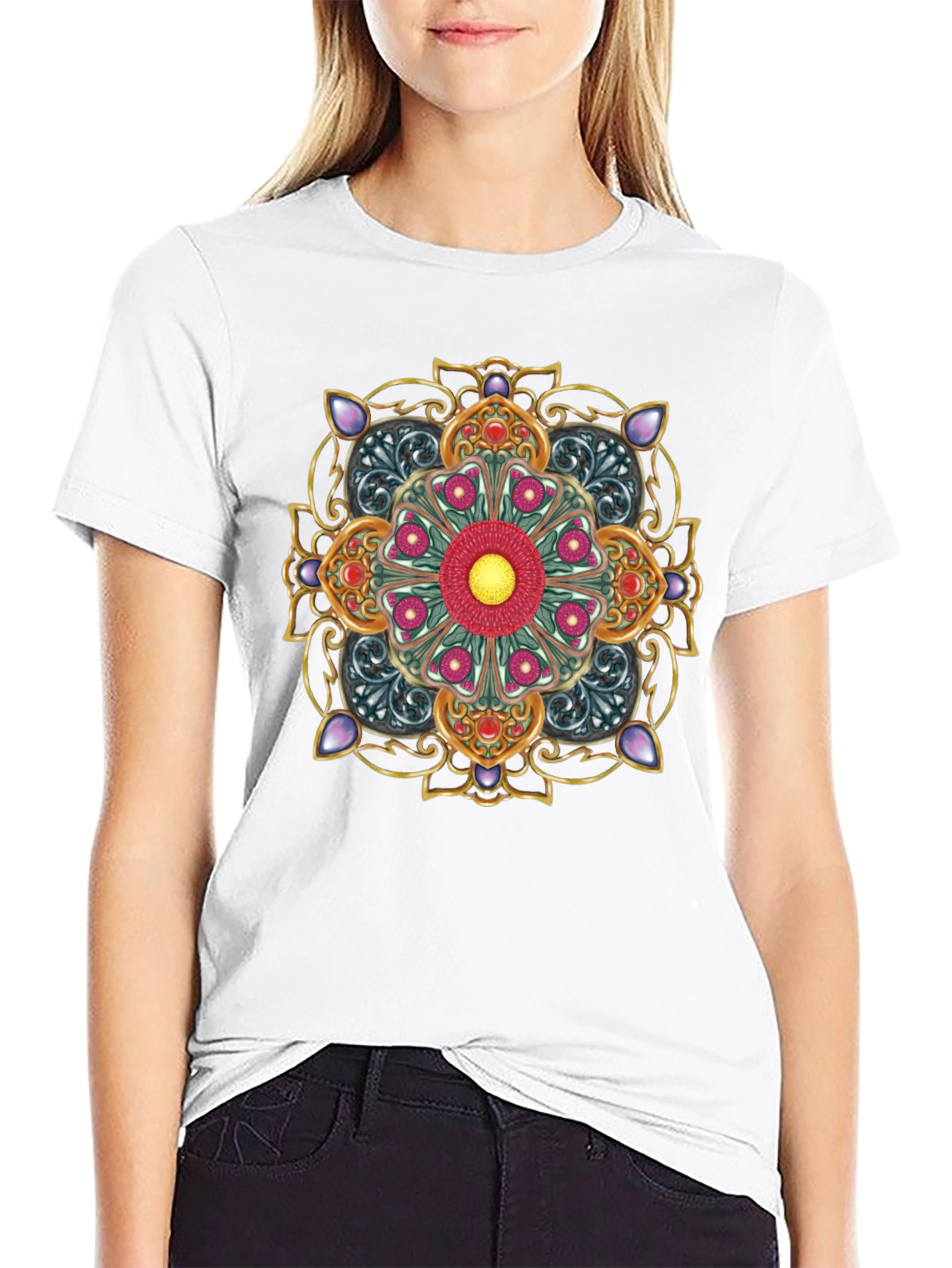 Ornate Mandala Graphic Tee