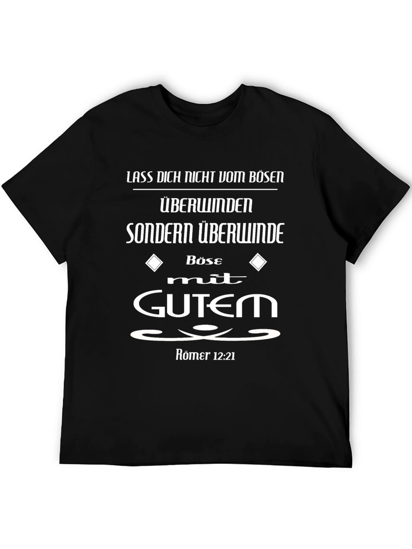 Romer 12:21 Graphic Print T-Shirt